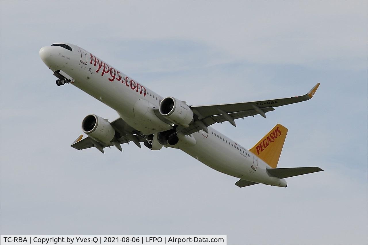 TC-RBA, 2019 Airbus A321-251NX C/N 8936, Airbus A321-251NX, Take off rwy 24, Paris Orly Airport (LFPO-ORY)