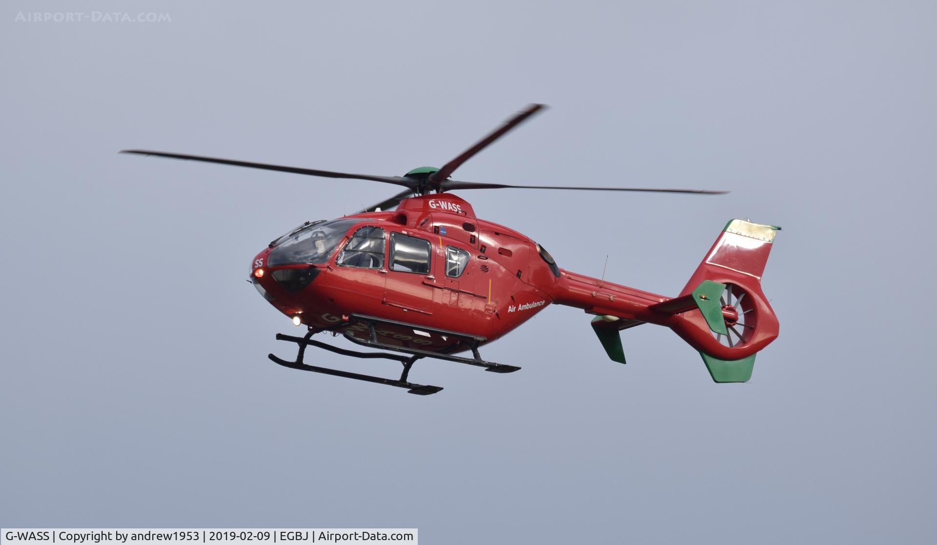 G-WASS, 2009 Eurocopter EC-135T-2+ C/N 0745, G-WASS at Gloucestershire Airport.