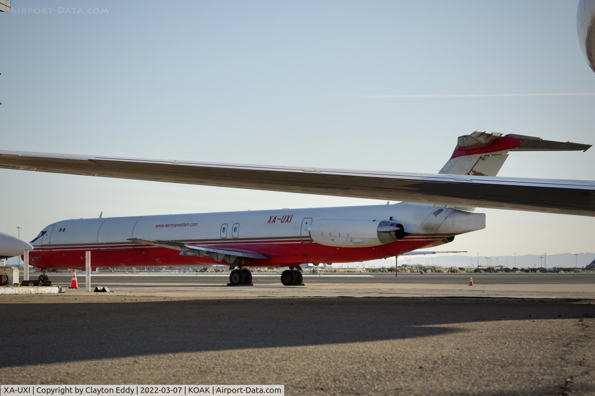 XA-UXI, 1988 McDonnell Douglas MD-80/90 C/N 49558, Oakland Airport 2022.