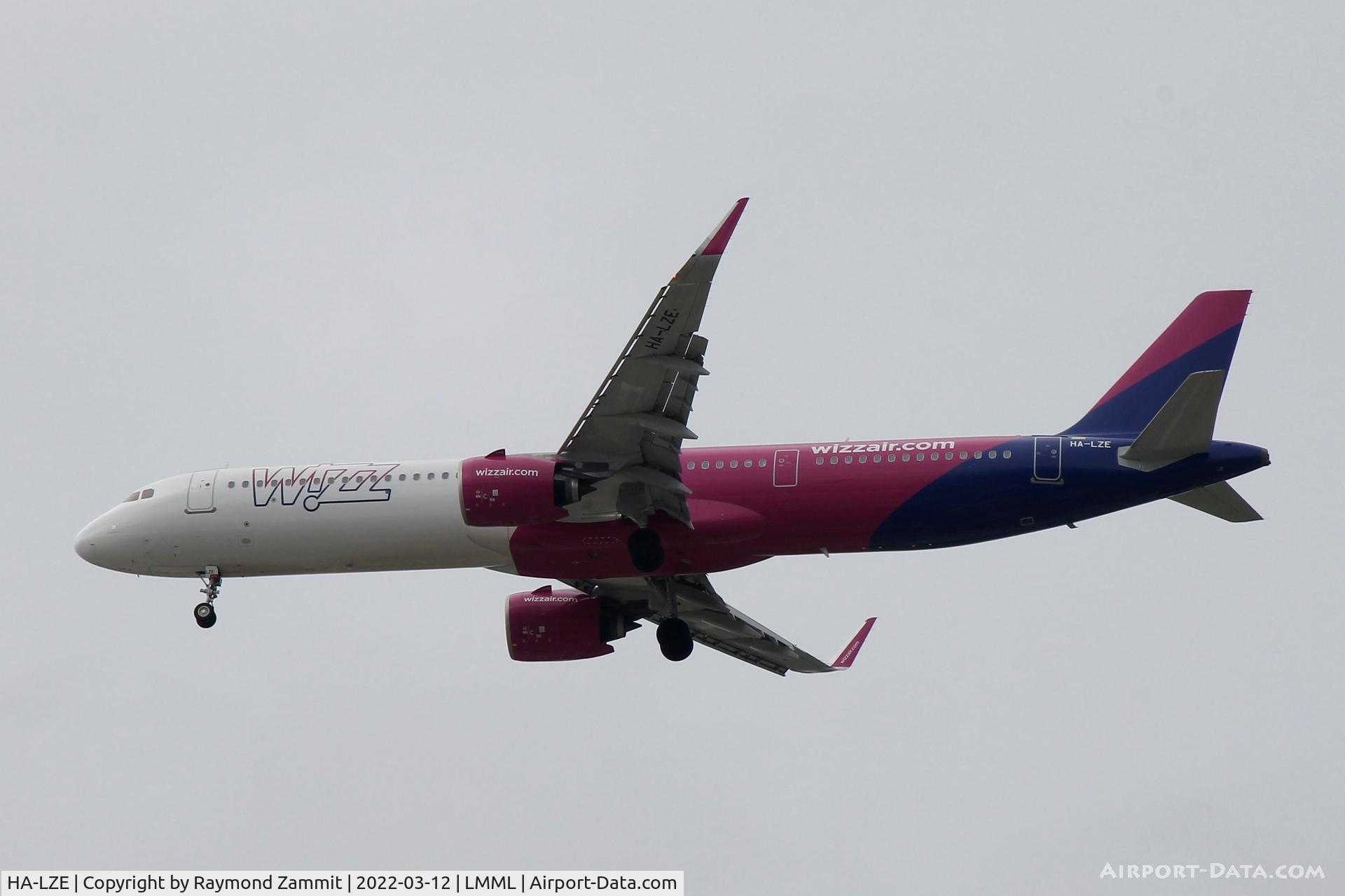 HA-LZE, 2021 Airbus A321-271NX C/N 10480, A321Neo HA-LZE Wizzair