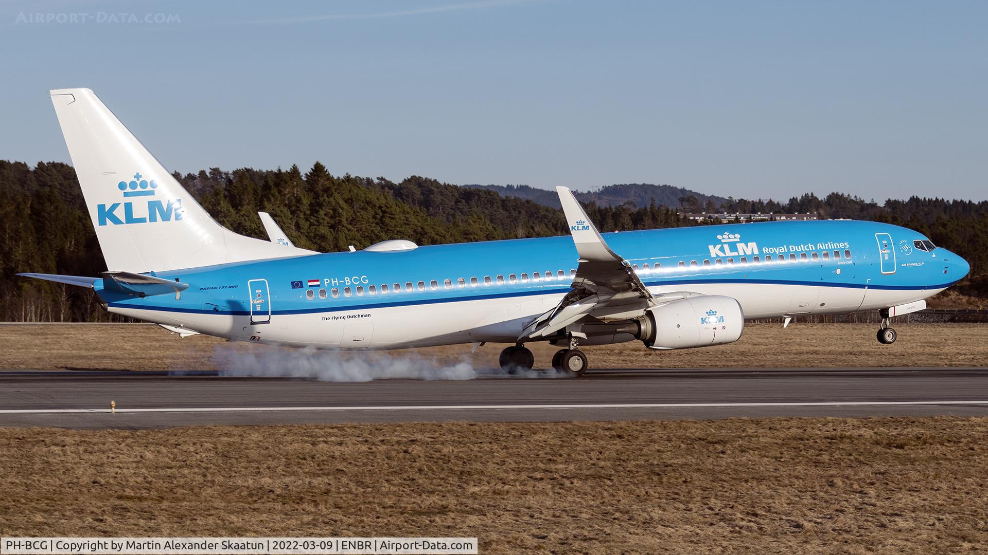 PH-BCG, 2019 Boeing 737-8K2 C/N 62578, Landing rwy. 17.