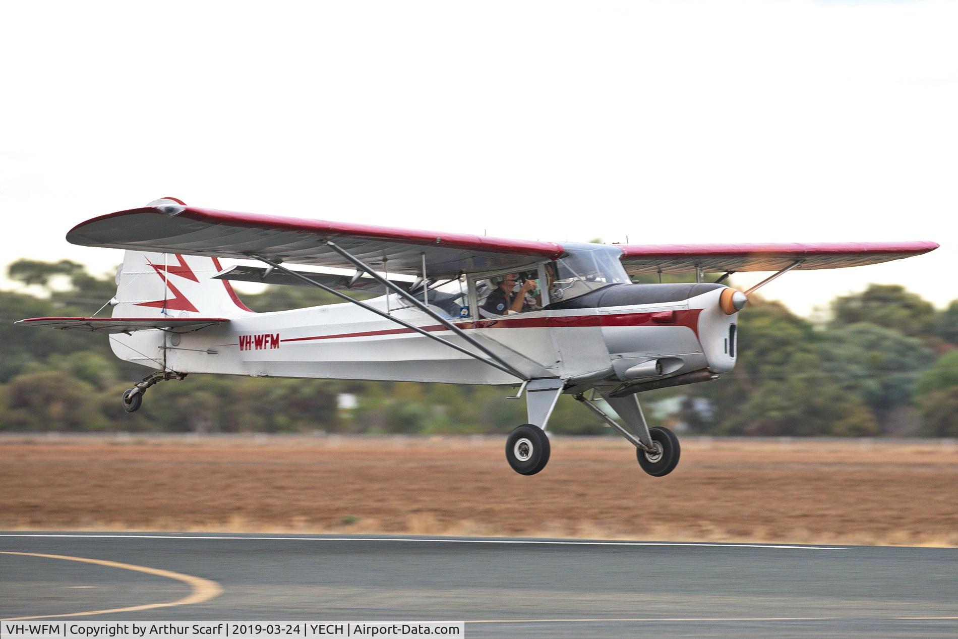 VH-WFM, 1964 Beagle A-61 Terrier 2 C/N B.628, Antique Aeroplane Association of Australia fly in Echuca Vic 2019