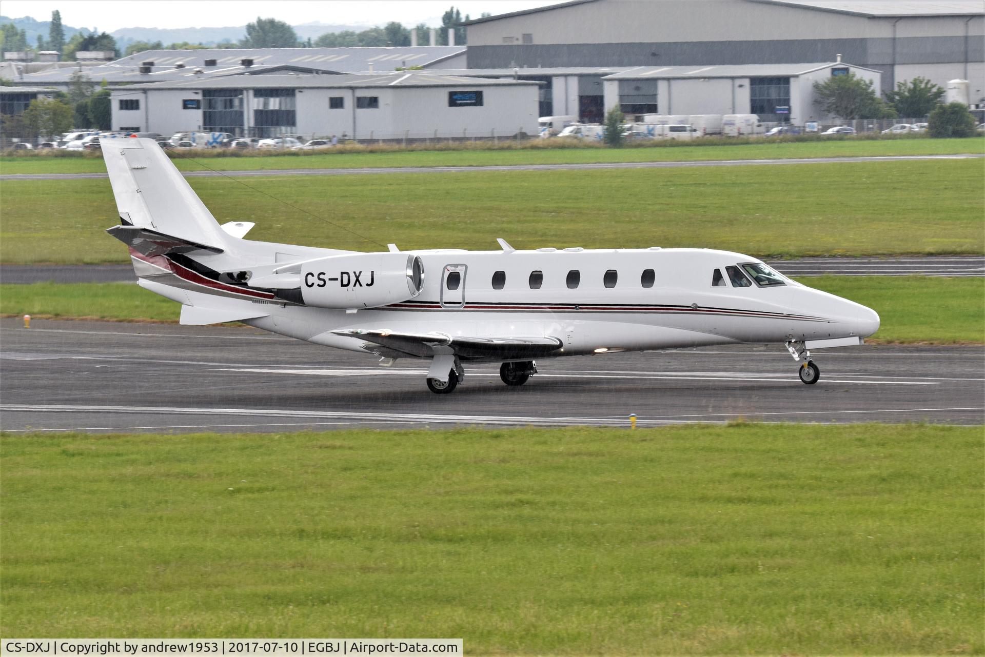 CS-DXJ, 2006 Cessna 560XL Citation Excel C/N 560-5627, CS-DXJ at Gloucestershire Airport.