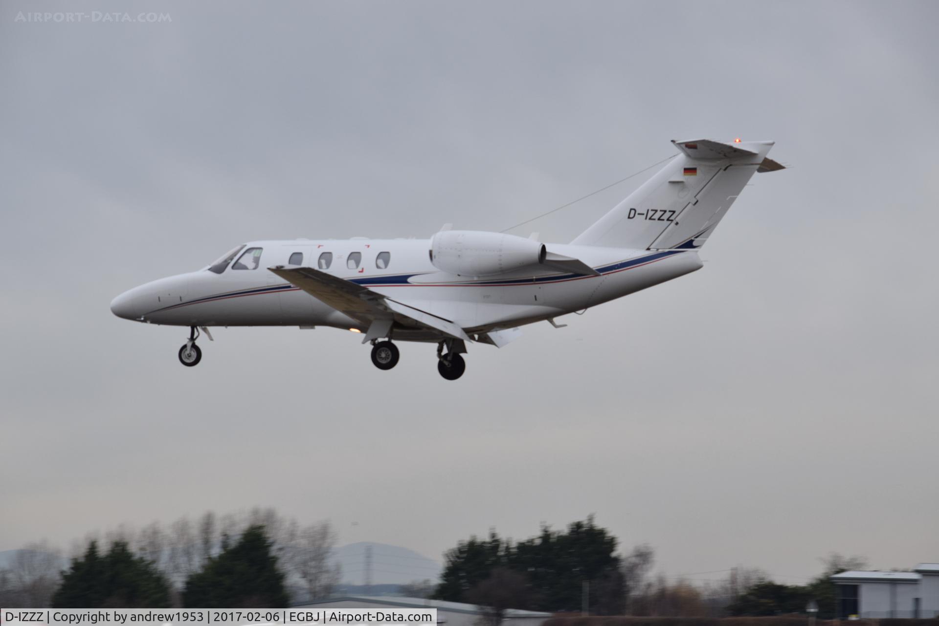 D-IZZZ, 2008 Cessna 525 CitationJet CJ1+ C/N 525-0671, D-IZZZ at Gloucestershire Airport.