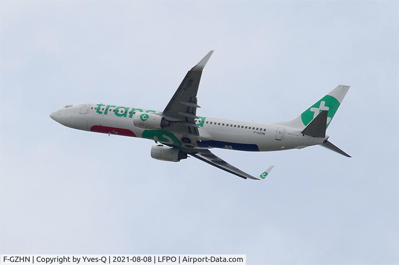 F-GZHN, 1999 Boeing 737-85H C/N 29445, Boeing 737-85H, Climbing from rwy 24, Paris-Orly airport (LFPO-ORY)