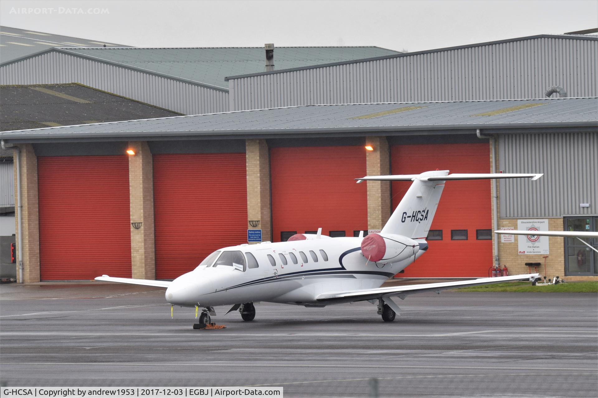 G-HCSA, 2006 Cessna 525A CitationJet CJ2+ C/N 525A-0334, G-HCSA at Gloucestershire Airport.