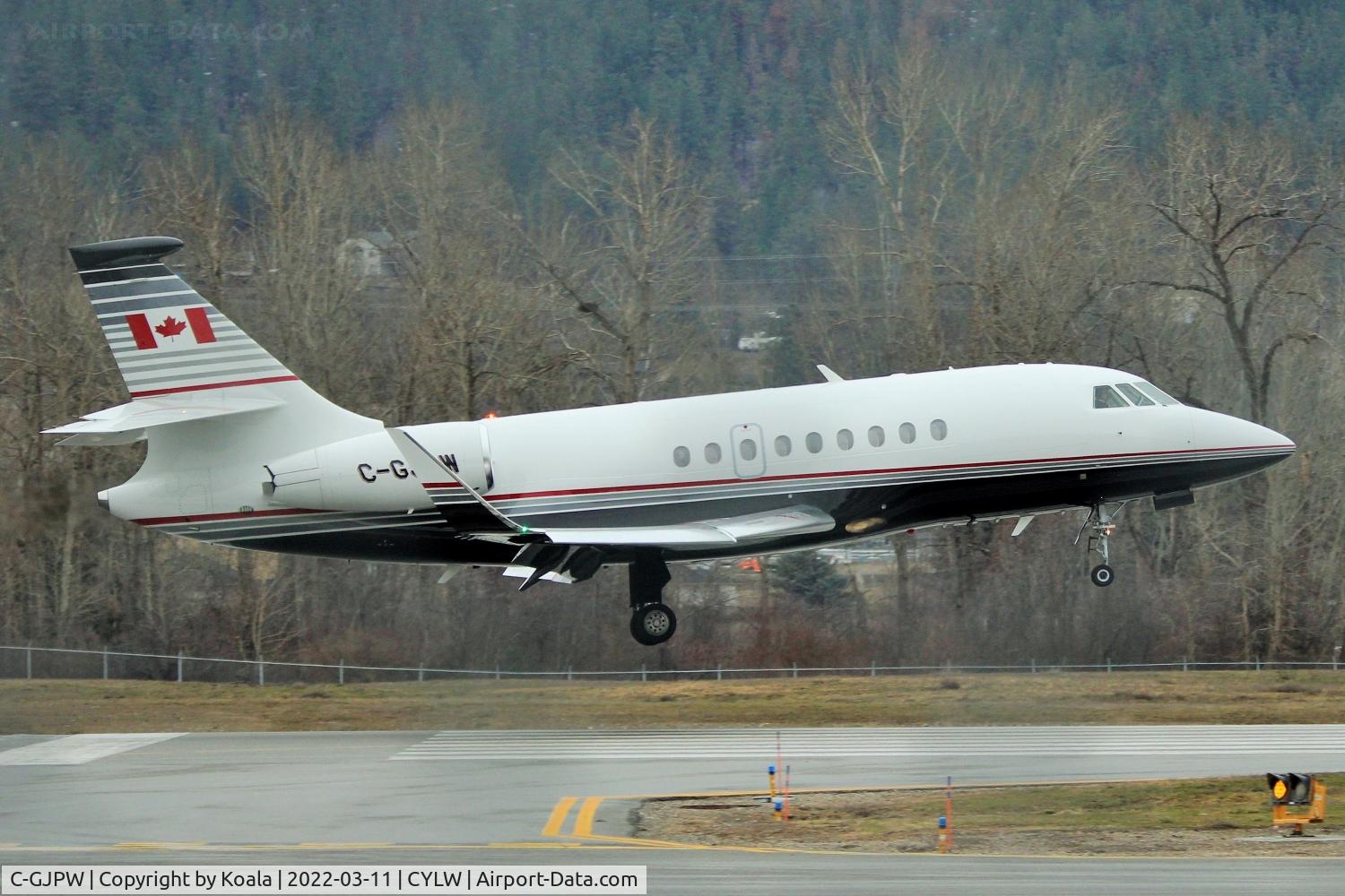 C-GJPW, 2014 Dassault Falcon 2000S C/N 721, Arrival from Tucson