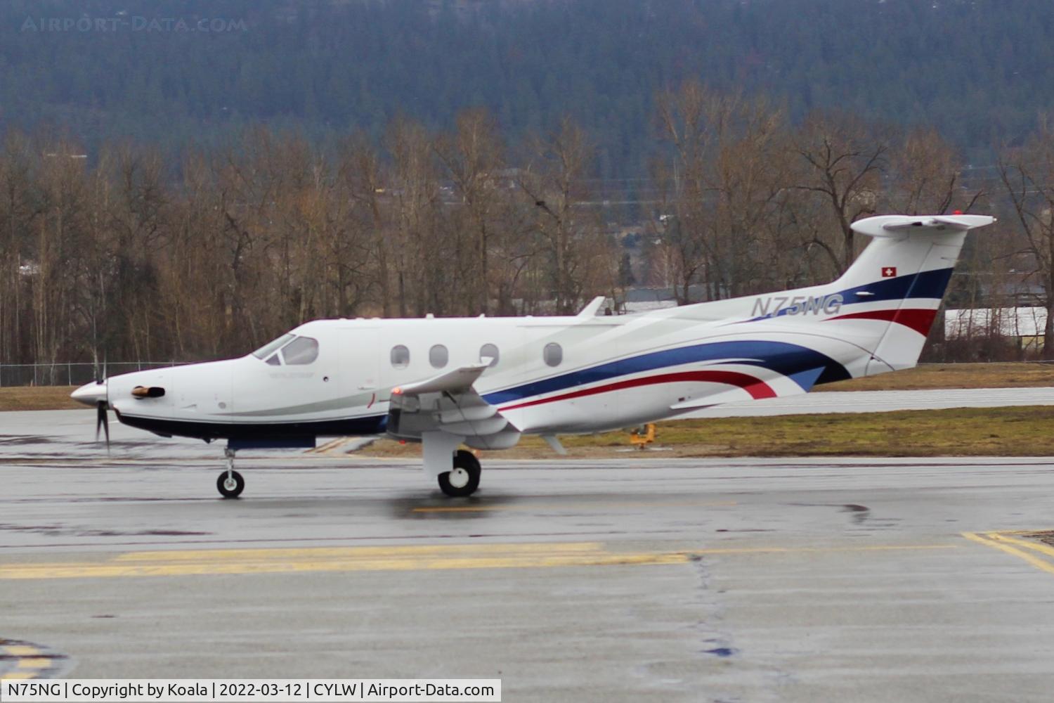 N75NG, 2012 Pilatus PC-12/47E C/N 1375, Arrival form Hayward