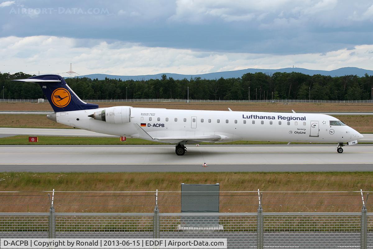 D-ACPB, 2001 Canadair CRJ-701ER (CL-600-2C10) Regional Jet C/N 10013, at fra