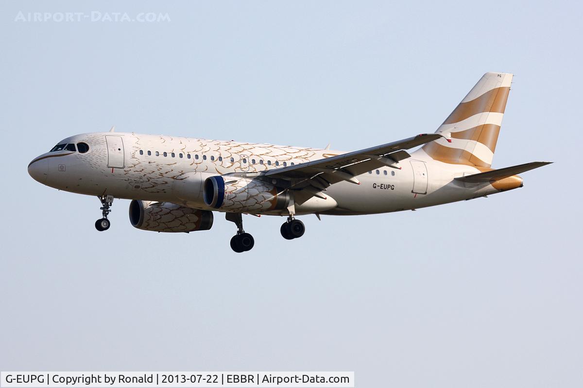 G-EUPG, 2000 Airbus A319-131 C/N 1222, at bru