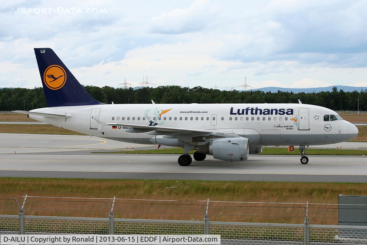 D-AILU, 1997 Airbus A319-114 C/N 744, at fra