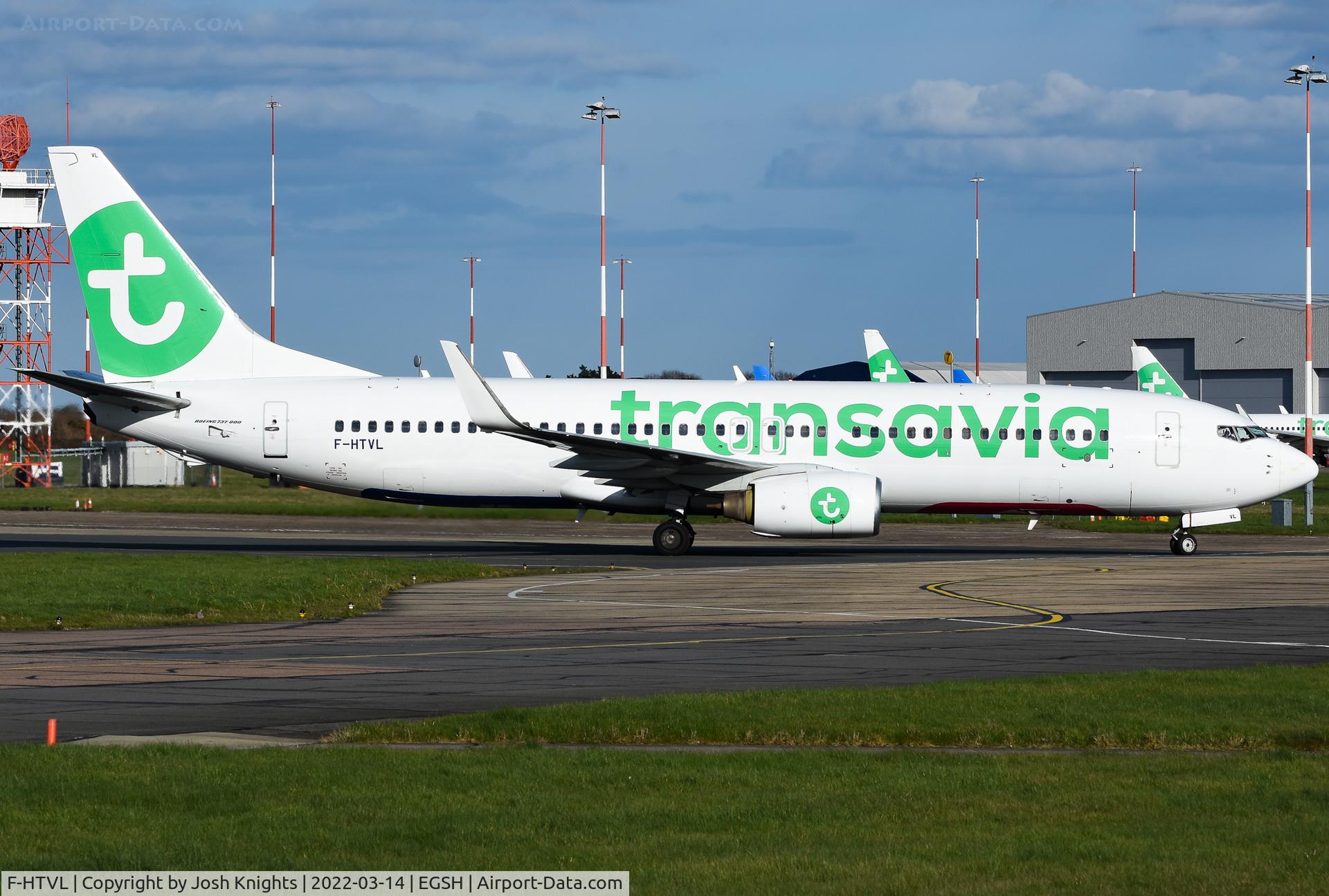 F-HTVL, 2008 Boeing 737-8Q8 C/N 35276, Arriving at Norwich.