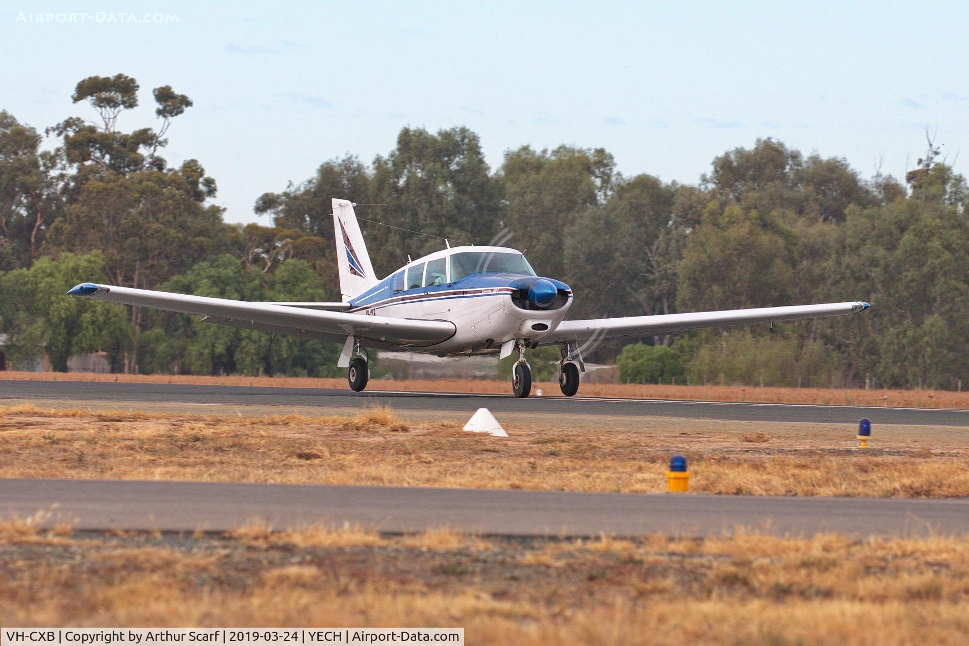 VH-CXB, 1966 Piper PA-24-260 Comanche B C/N 24-4349, Antique Aeroplane Association of Australia fly in Echuca Vic 2019