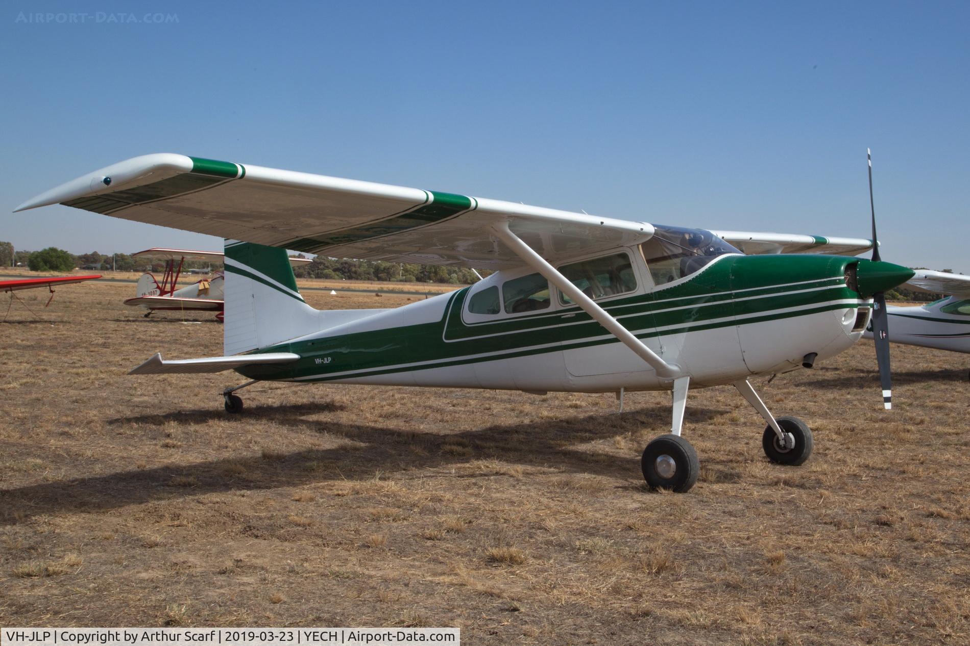 VH-JLP, 1973 Cessna 180J C/N 180-52383, Antique Aeroplane Association of Australia fly in Echuca Vic 2019