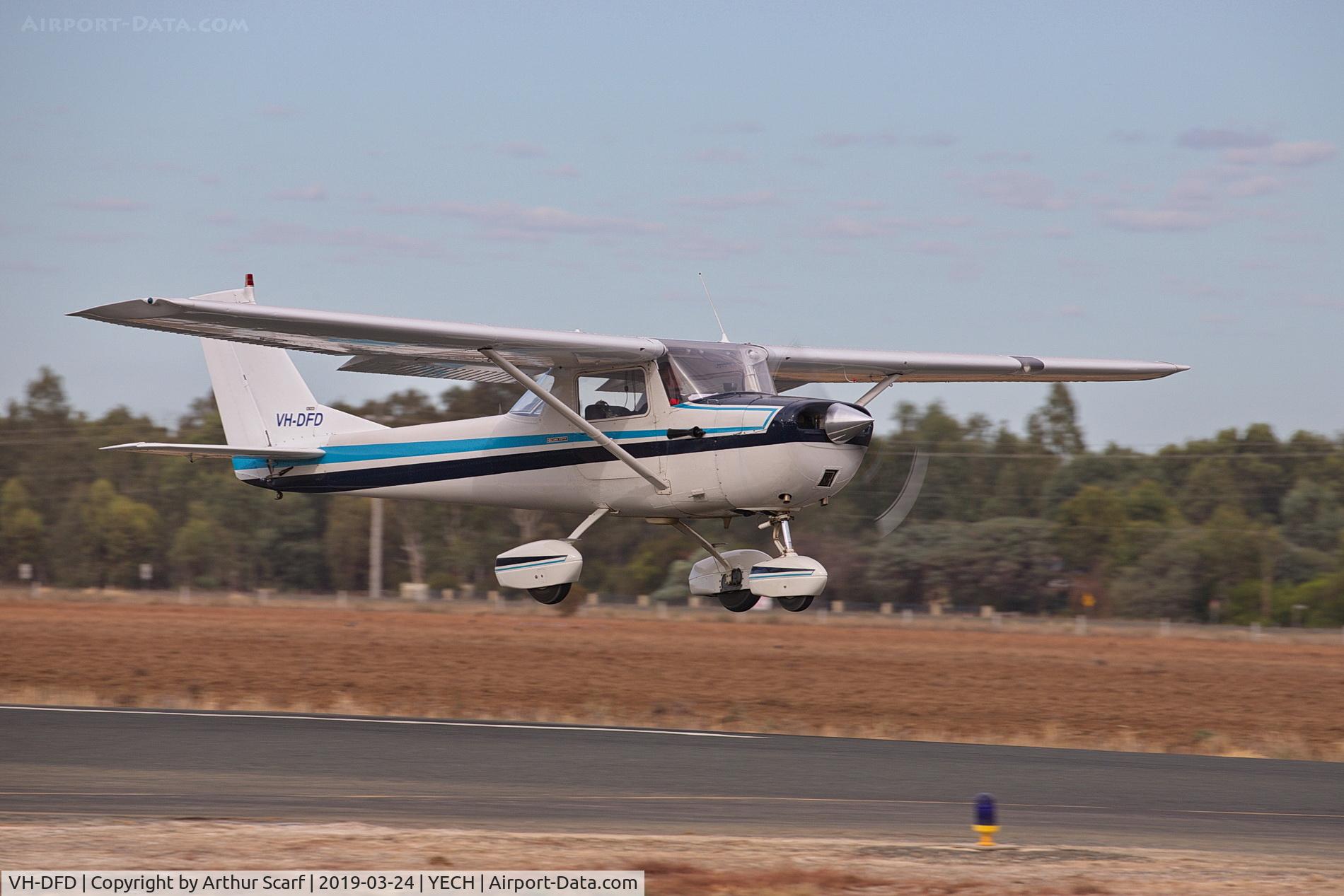VH-DFD, 1966 Cessna 150F C/N 15063769, Antique Aeroplane Association of Australia fly in Echuca Vic 2019