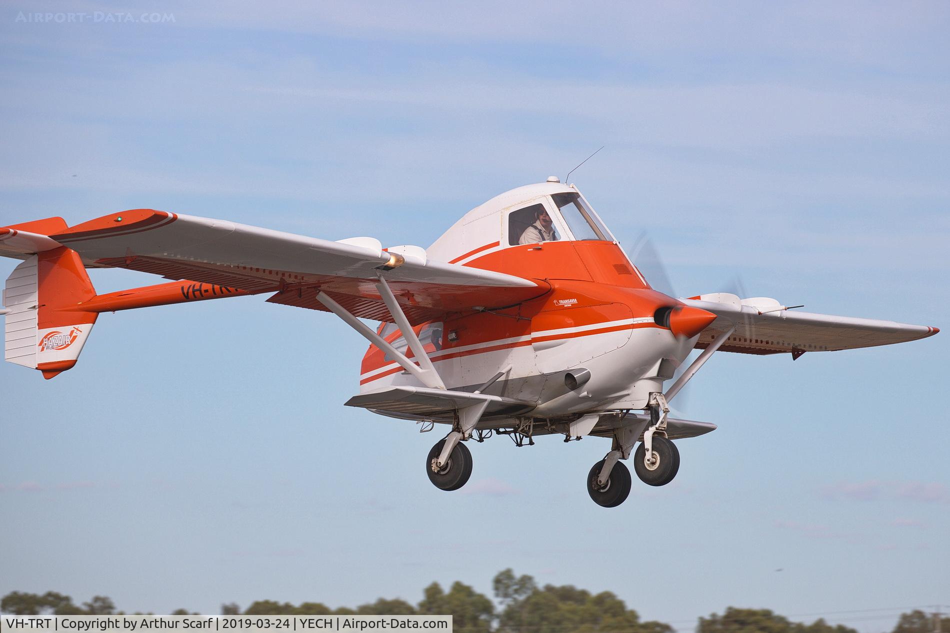VH-TRT, 1978 Transavia PL-12 Skyfarmer T300A C/N G890, Antique Aeroplane Association of Australia fly in Echuca Vic 2019