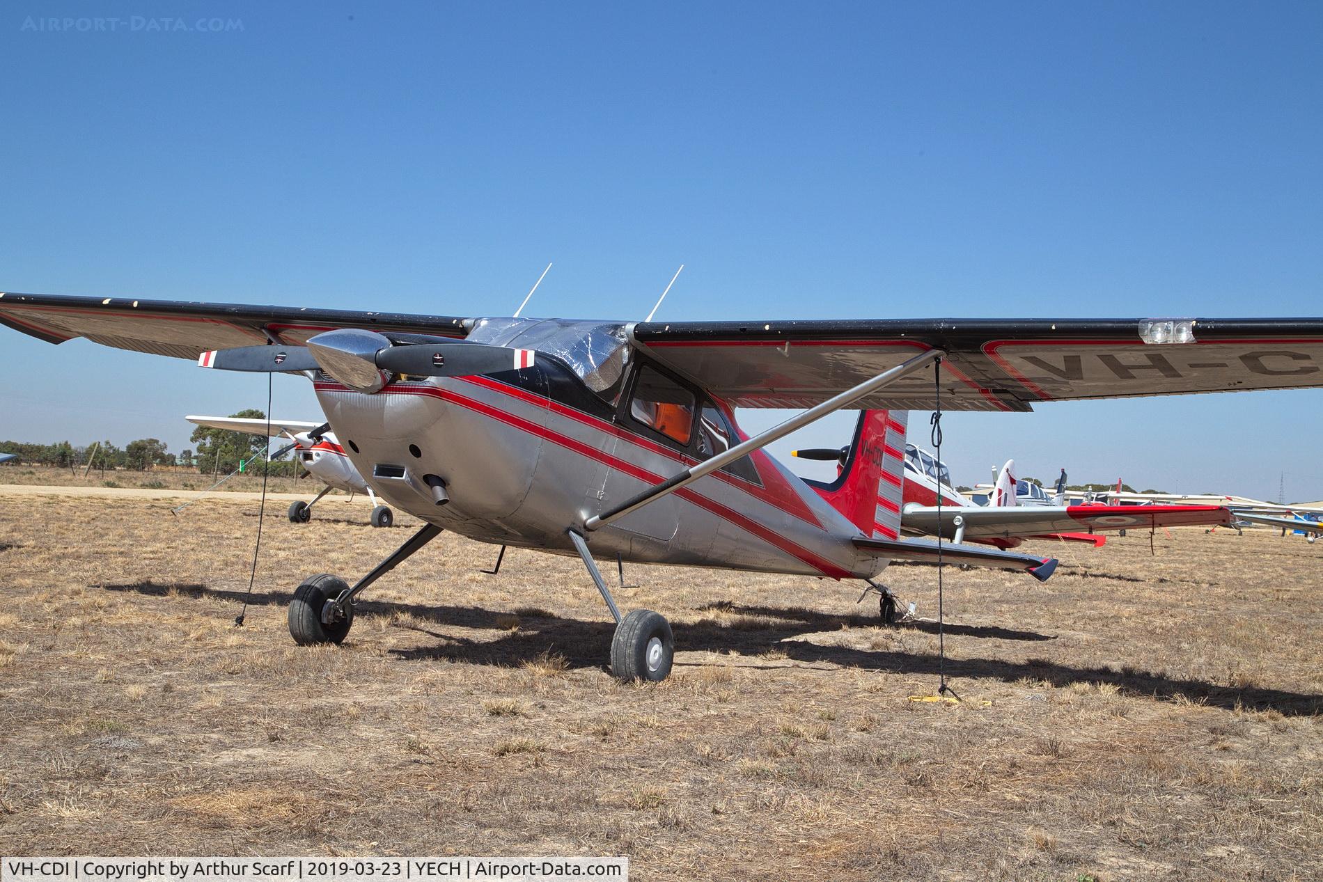 VH-CDI, 1956 Cessna 182 Skylane C/N 33637, Antique Aeroplane Association of Australia fly in Echuca Vic 2019