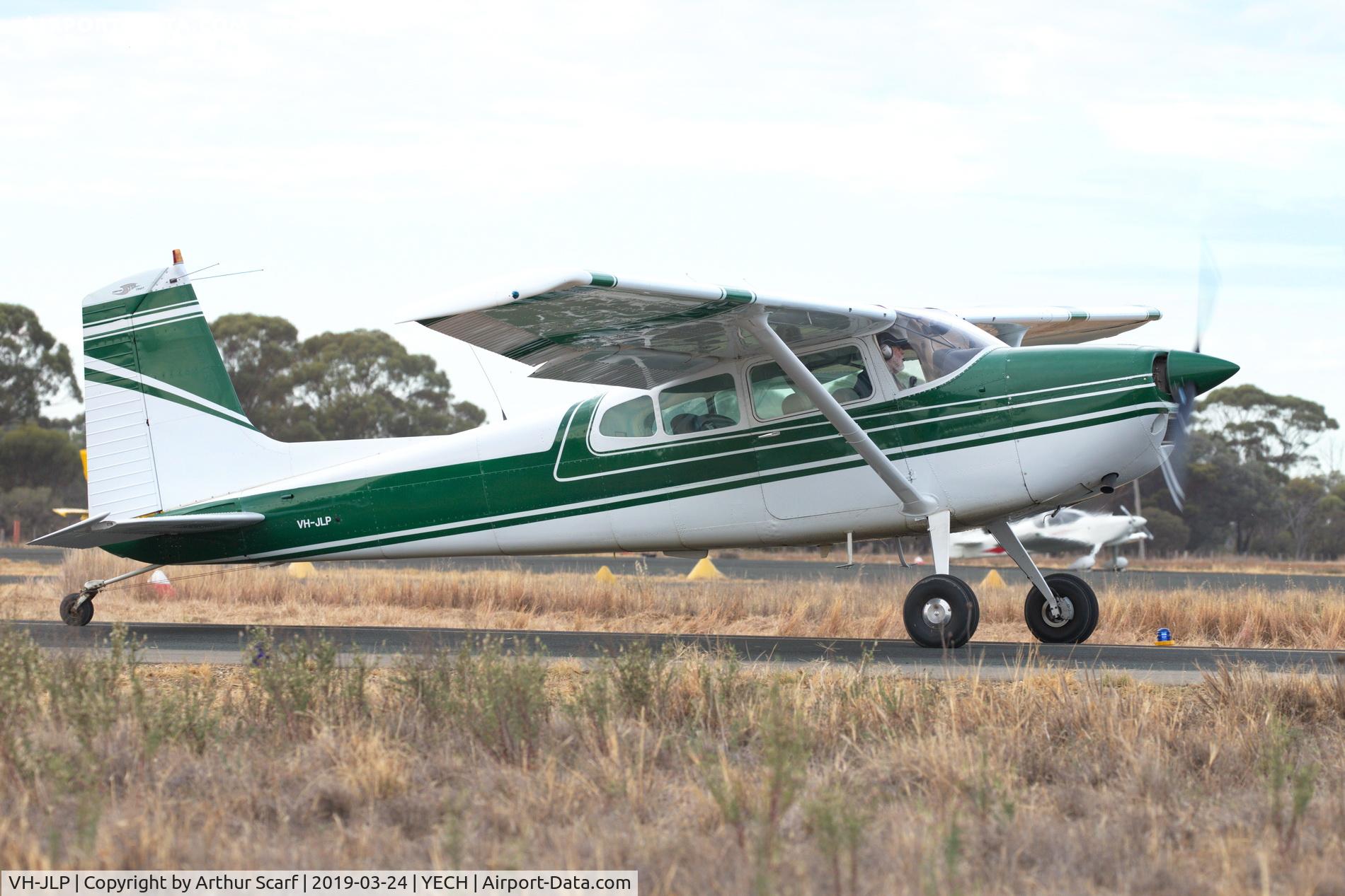 VH-JLP, 1973 Cessna 180J C/N 180-52383, Antique Aeroplane Association of Australia fly in Echuca Vic 2019