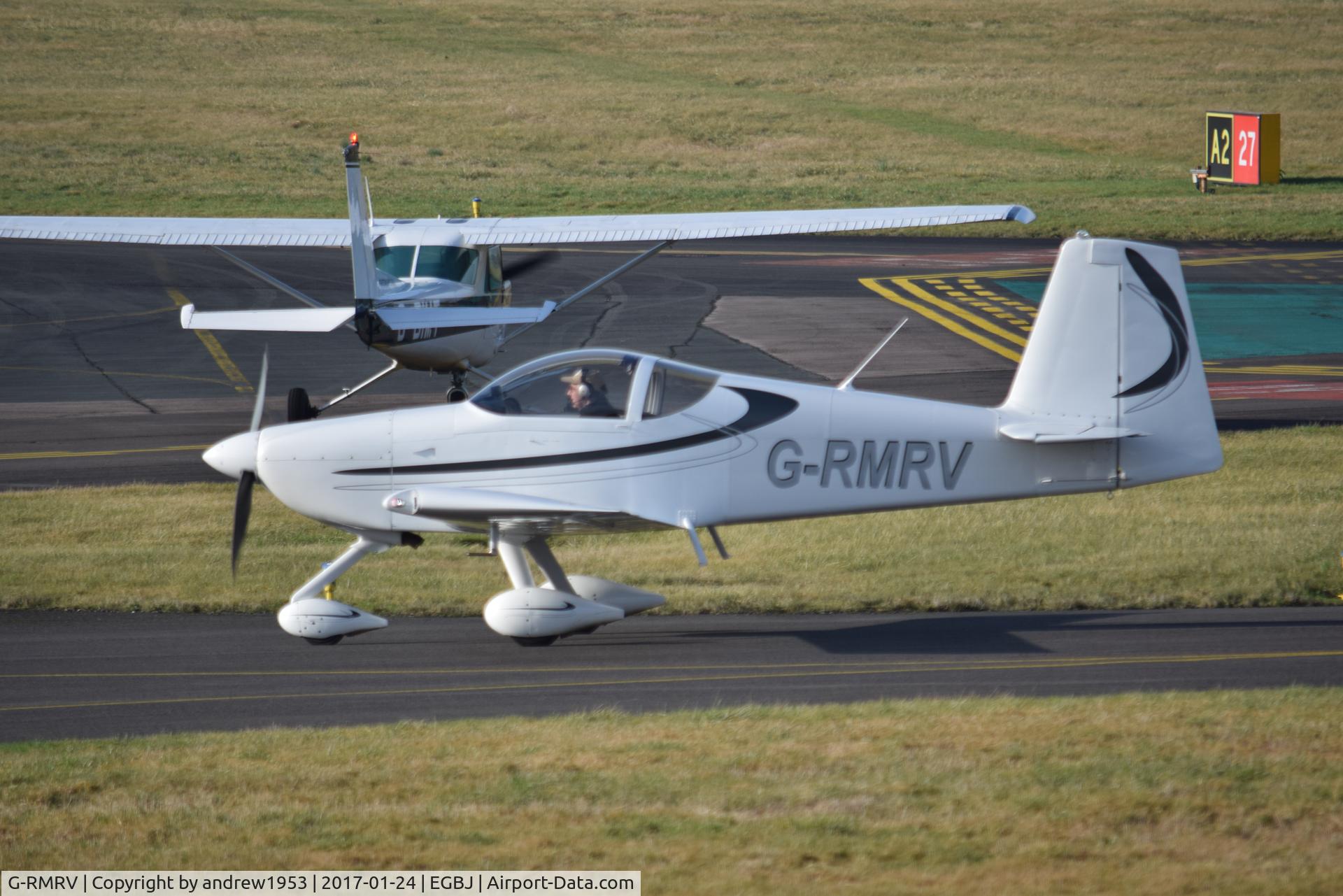 G-RMRV, 2007 Vans RV-7A C/N PFA 323-14434, G-RMRV at Gloucestershire Airport.