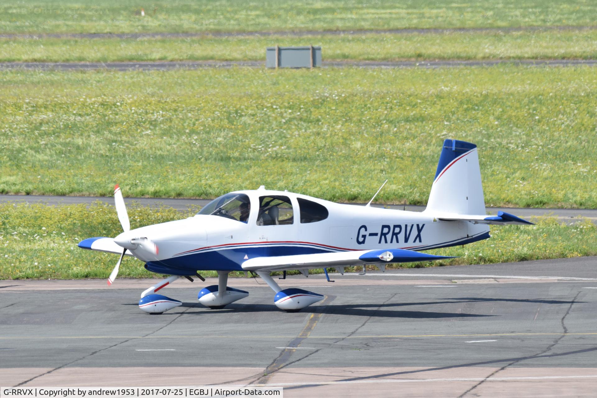 G-RRVX, 2006 Vans RV-10 C/N PFA 339-14601, G-RRVX at Gloucestershire Airport.