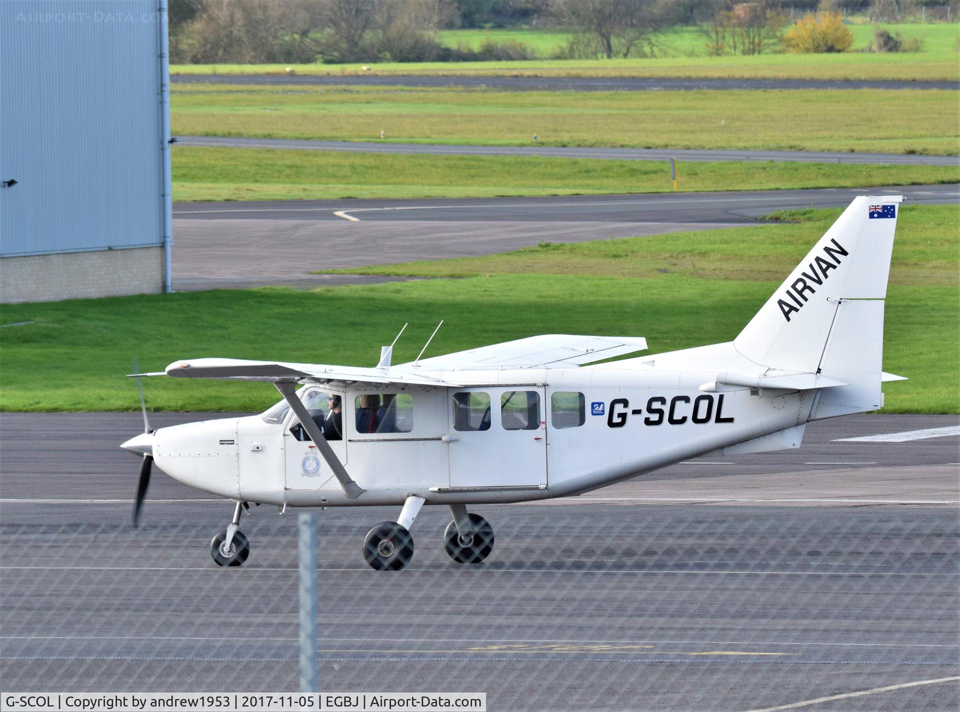 G-SCOL, 2006 Gippsland GA-8 Airvan C/N GA8-05-088, G-SCOL at Gloucestershire Airport.