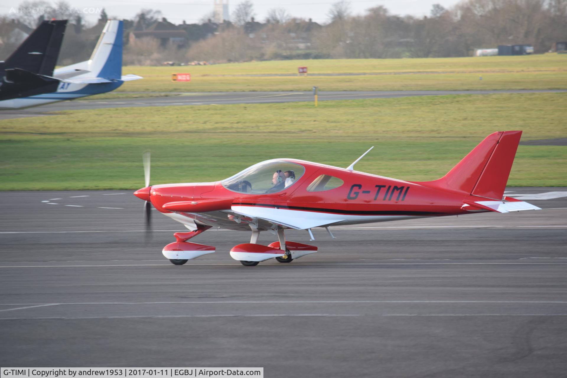 G-TIMI, 2016 BRM Aero Bristell NG5 Speed Wing C/N LAA 385-15295, G-TIMI at Gloucestershire Airport.