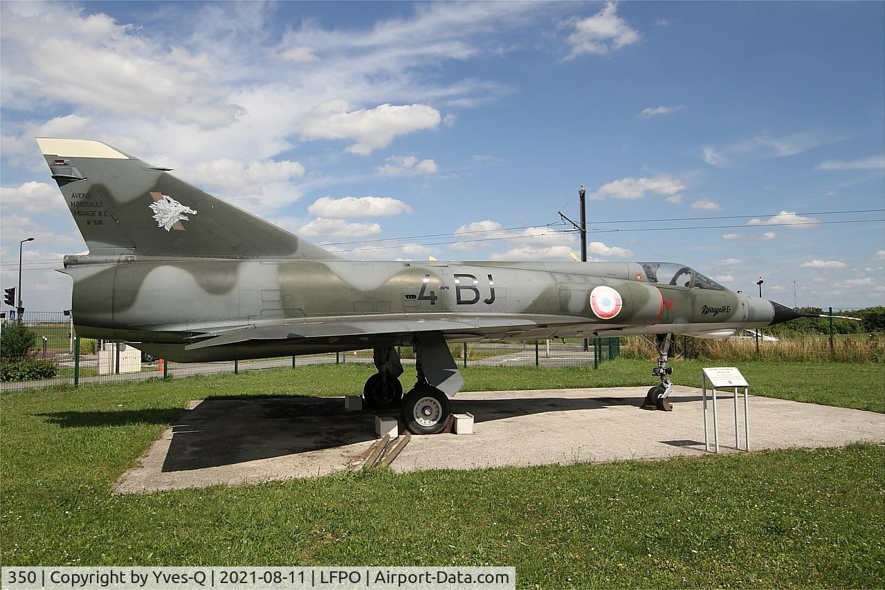 350, Dassault Mirage IIIE C/N 530, Dassault Mirage IIIE, Delta Athis Museum, Paray near Paris-Orly Airport