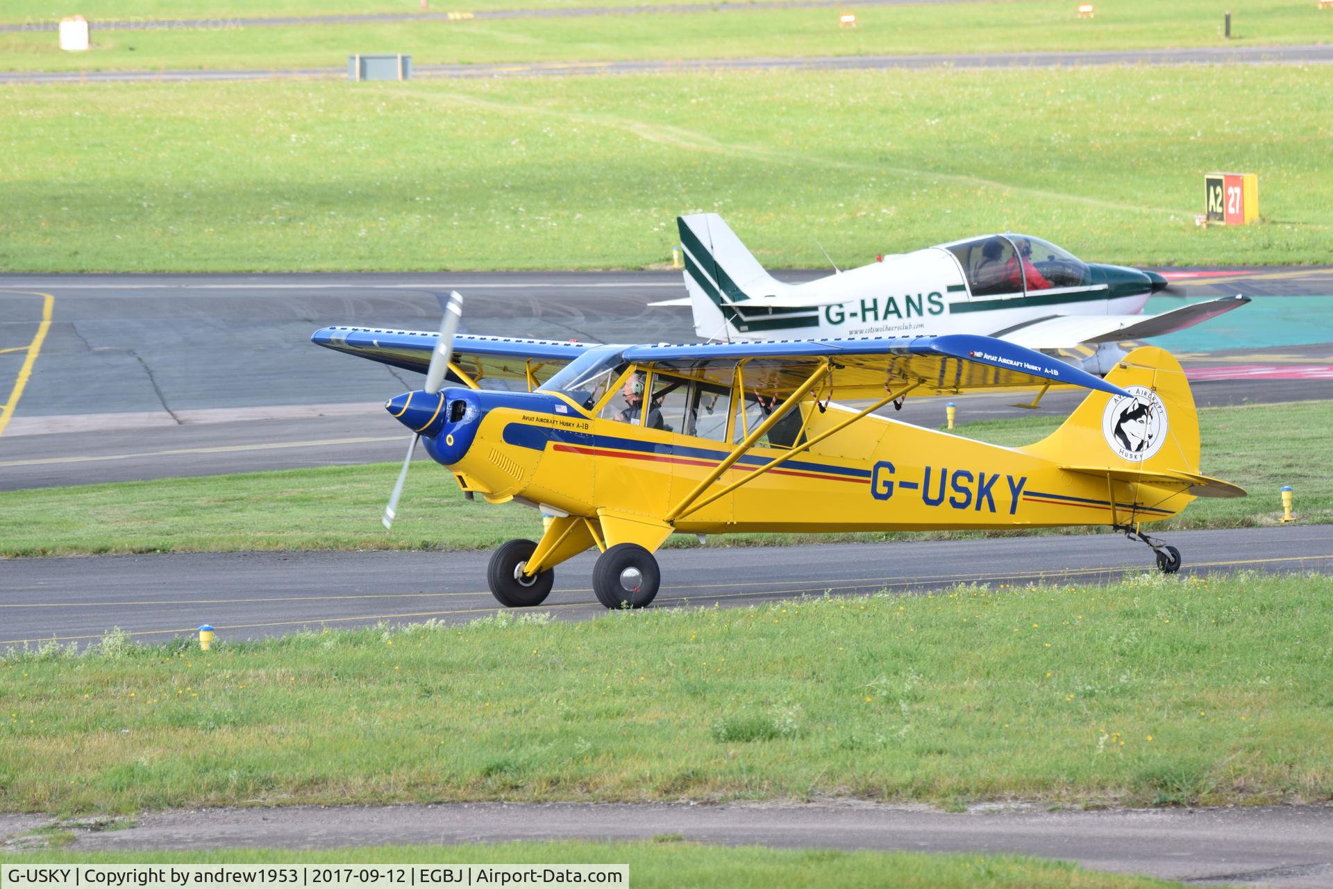 G-USKY, 2004 Aviat A-1B Husky C/N 2261, G-USKY at Gloucestershire Airport.