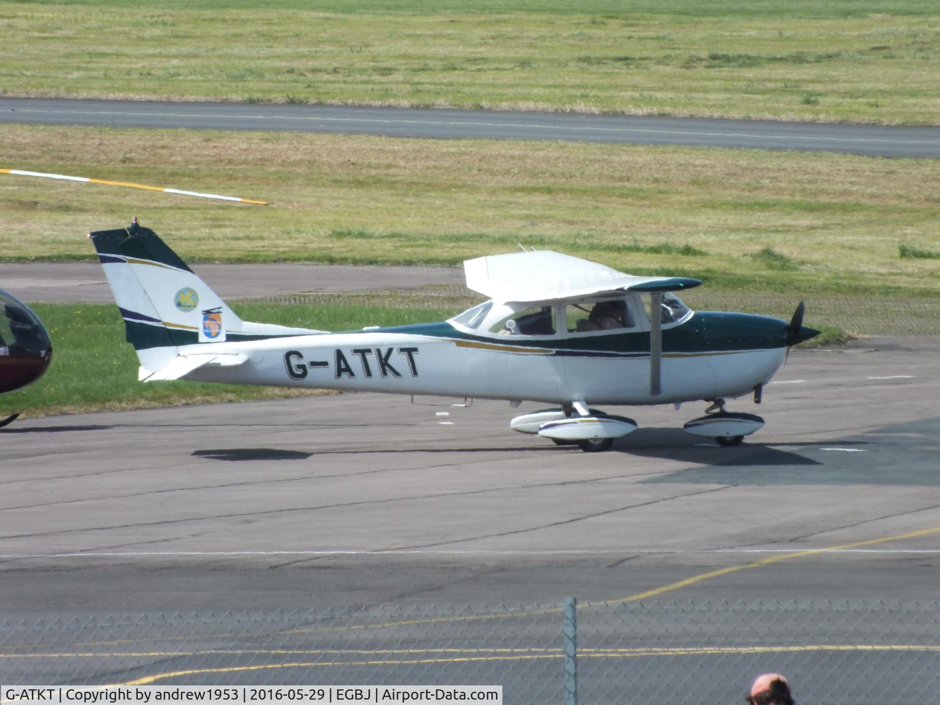 G-ATKT, 1965 Reims Cessna F172G Skyhawk C/N 0206, G-ATKT at Gloucestershire Airport.