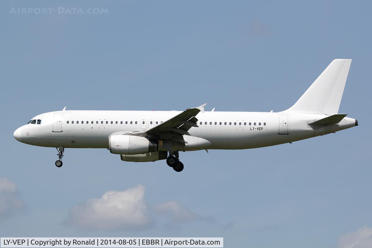 LY-VEP, 1995 Airbus A320-233 C/N 558, at bru
