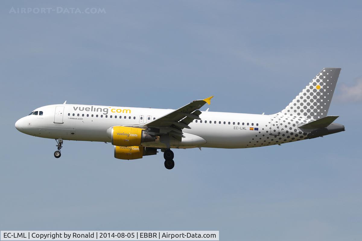 EC-LML, 2011 Airbus A320-214 C/N 4742, at bru