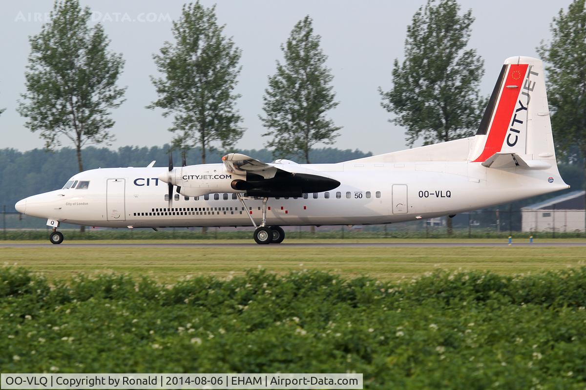 OO-VLQ, 1989 Fokker 50 C/N 20159, at spl