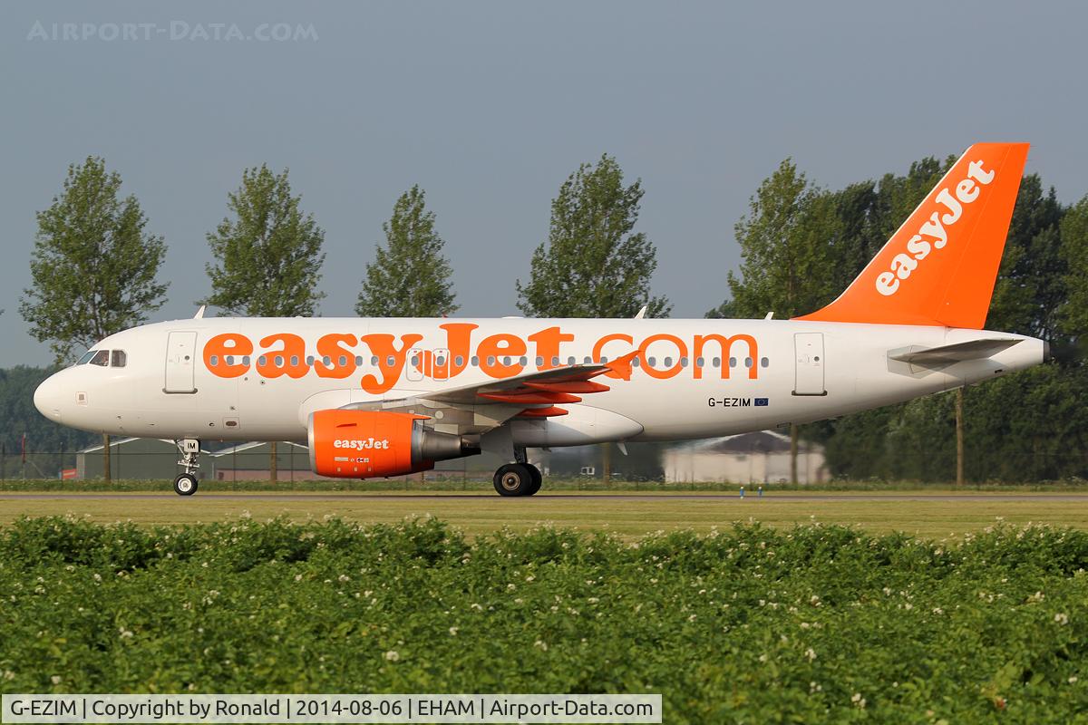 G-EZIM, 2005 Airbus A319-111 C/N 2495, at spl
