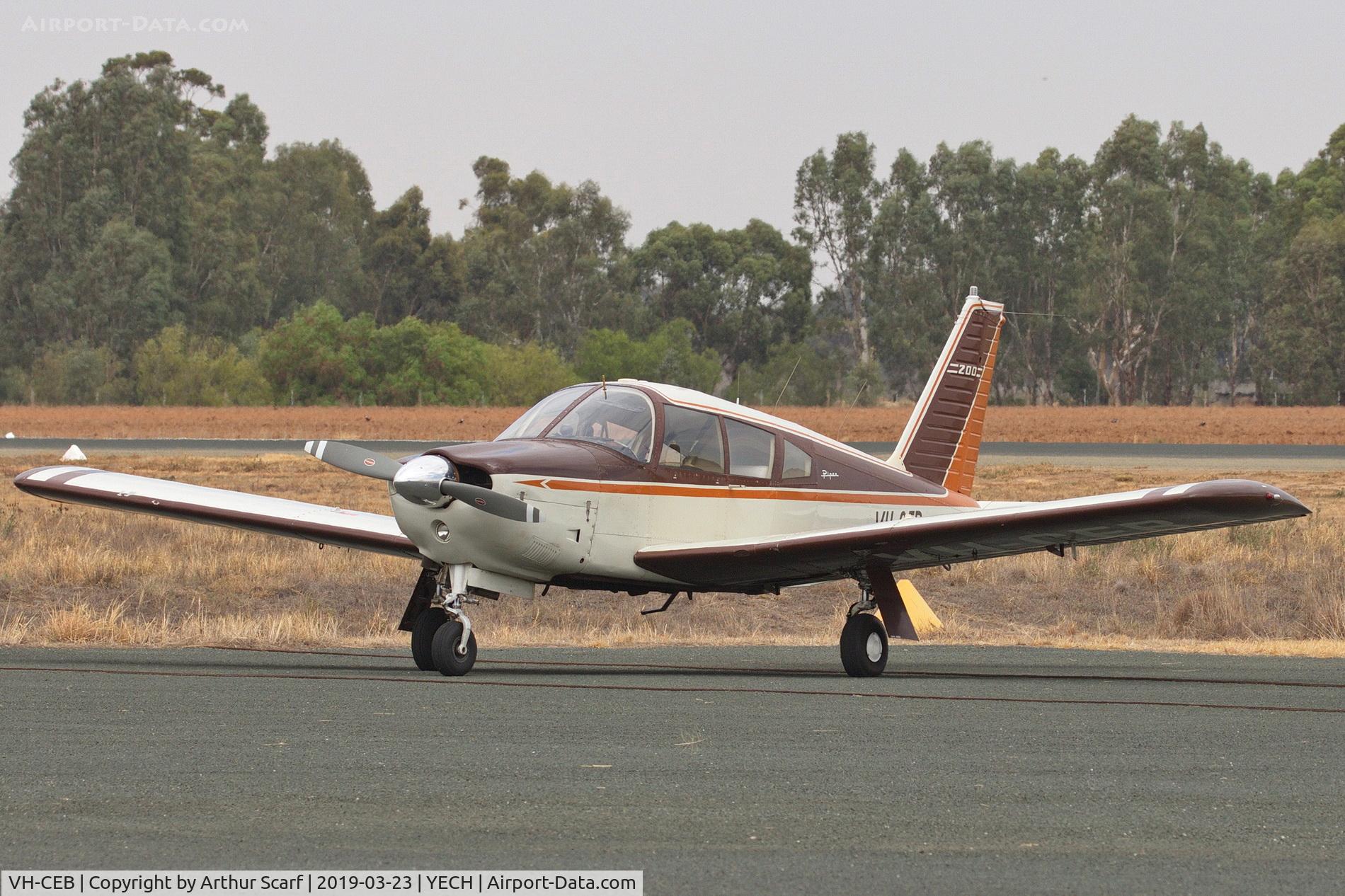 VH-CEB, 1969 Piper PA-28R-200 C/N 28R-35008, Antique Aircraft Assn of Australia Echuca Vic 2019