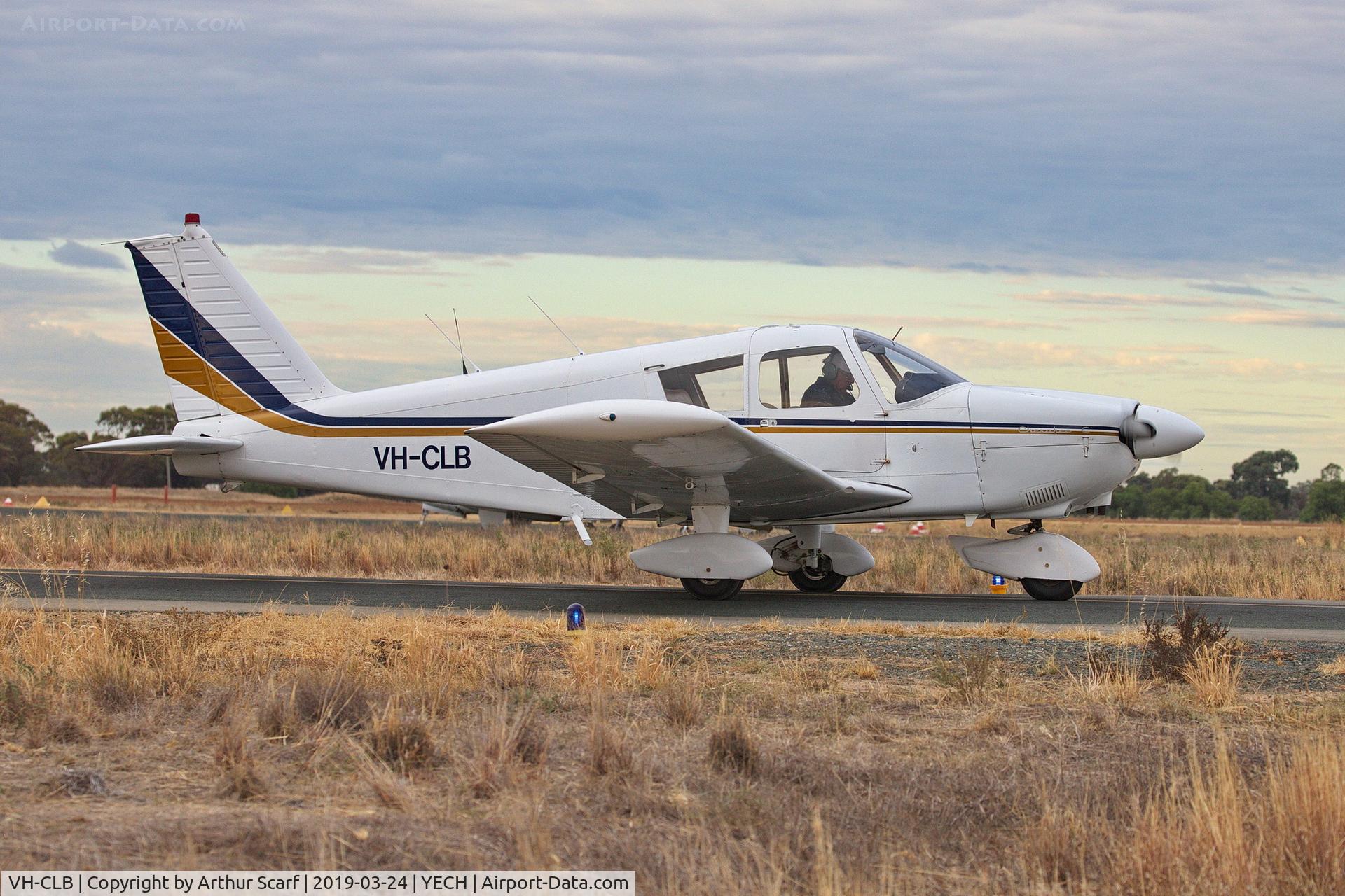VH-CLB, 1965 Piper PA-28-180 Cherokee C] C/N 28-2549, Antique Aircraft Assn of Australia fly in at Echuca Vic 2019