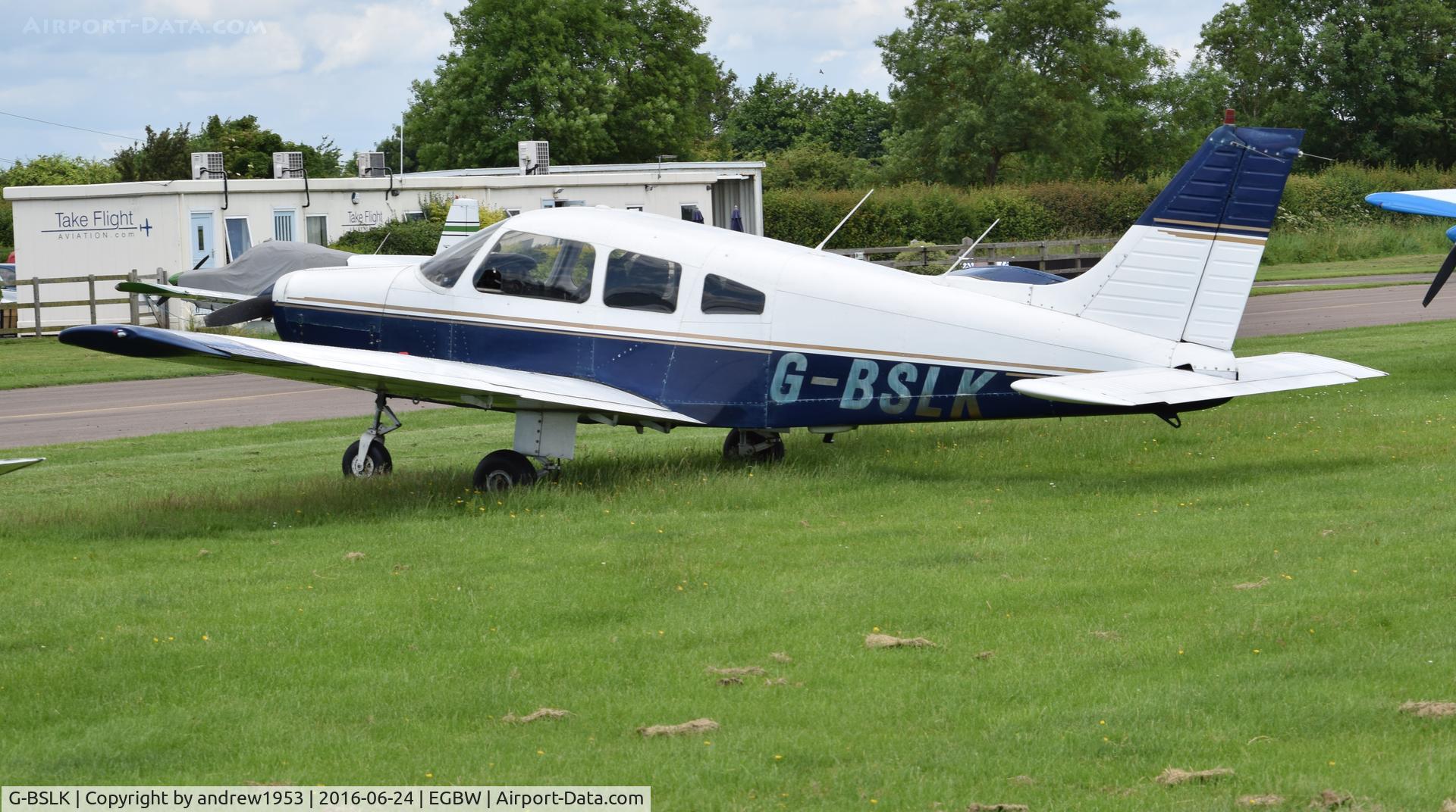G-BSLK, 1979 Piper PA-28-161 Cherokee Warrior II C/N 28-7916018, G-BSLK at Wellesbourne.