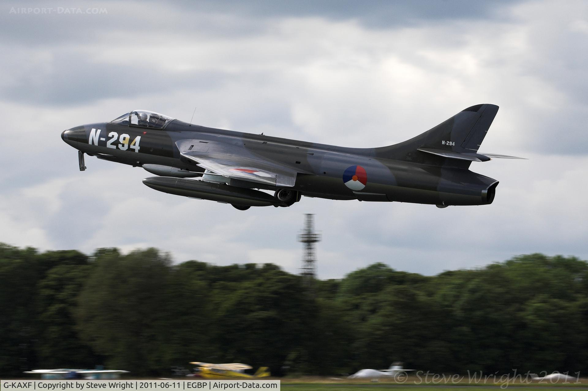 G-KAXF, 1956 Hawker Hunter F.6A C/N S4/U/3361, Cotswold Airshow, Kemble UK