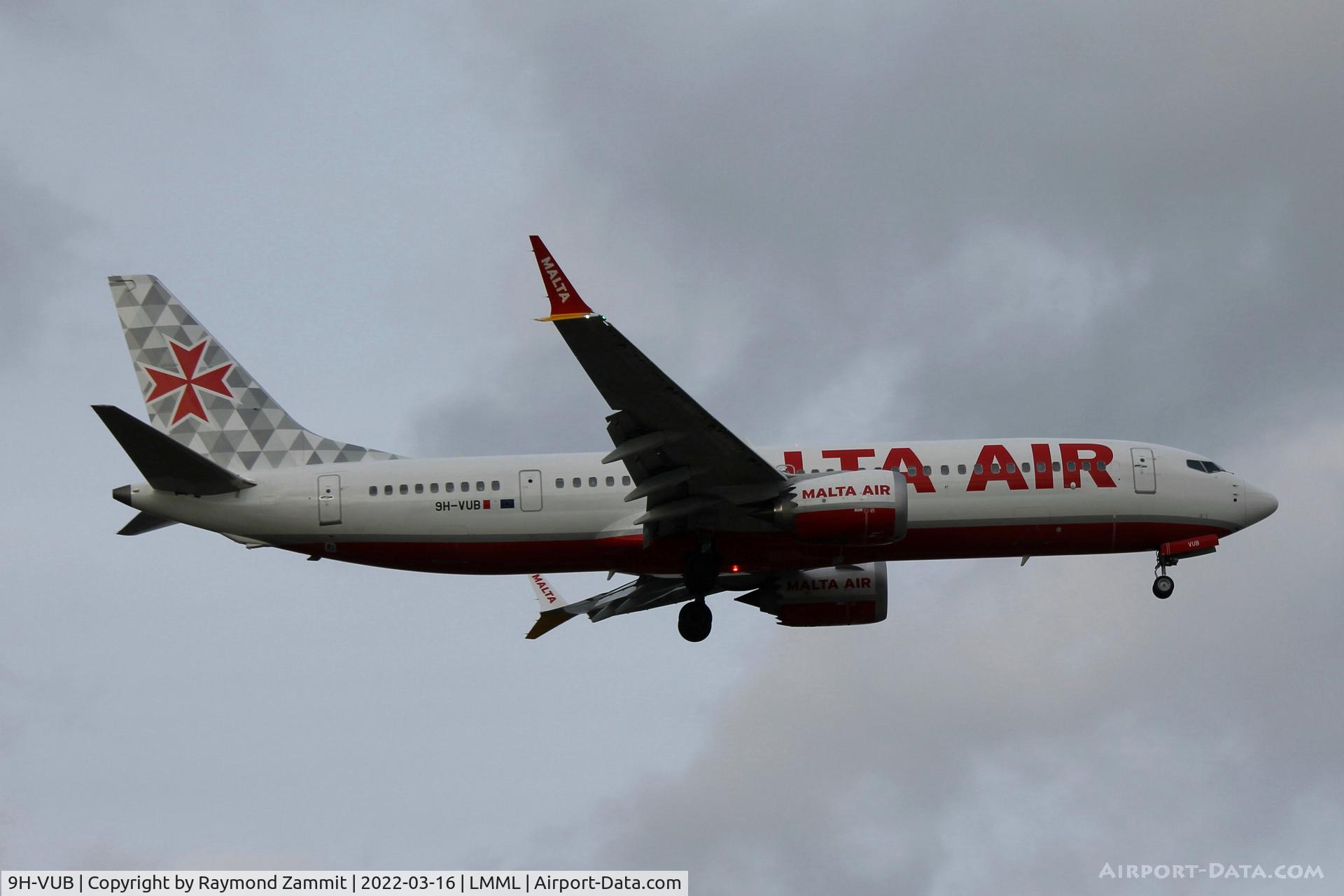 9H-VUB, 2021 Boeing 737-8-200 MAX C/N 65877, B737-8 MAX 9H-VUB Malta Air