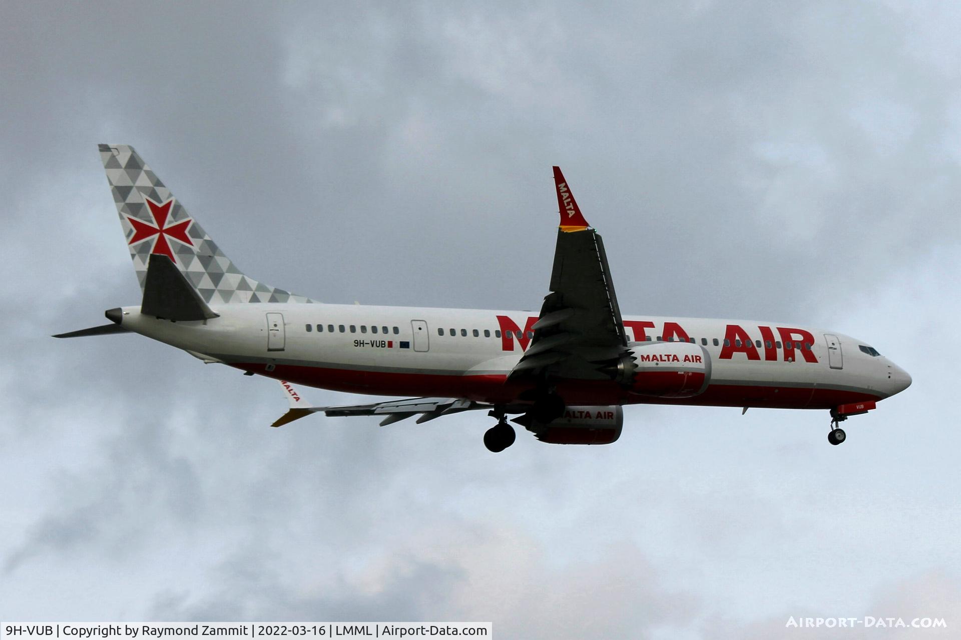 9H-VUB, 2021 Boeing 737-8-200 MAX C/N 65877, B737-8 MAX 9H-VUB Malta Air