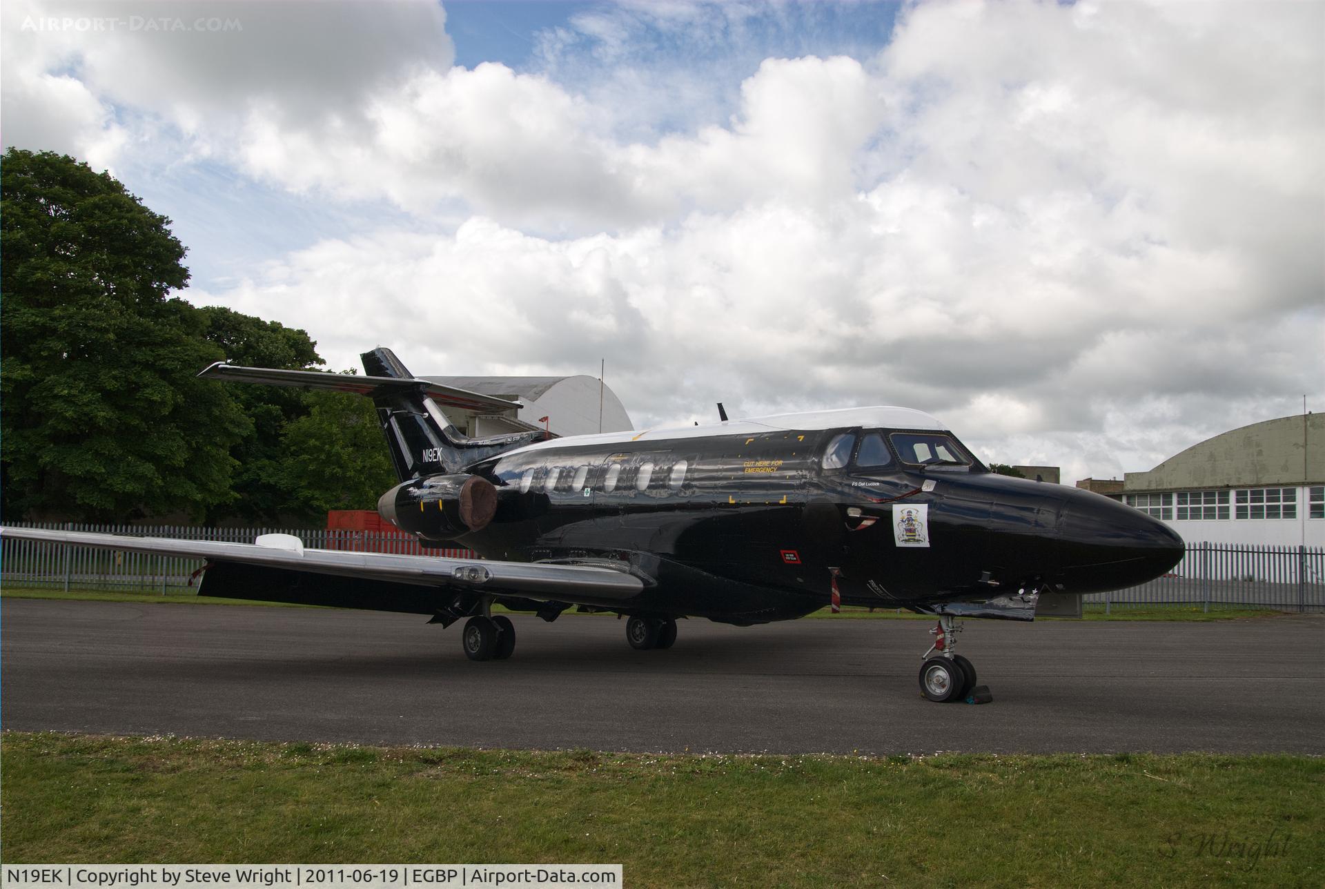 N19EK, 1966 Hawker Siddeley HS.125 Dominie T.1 C/N 25076, Cotswold Airport UK