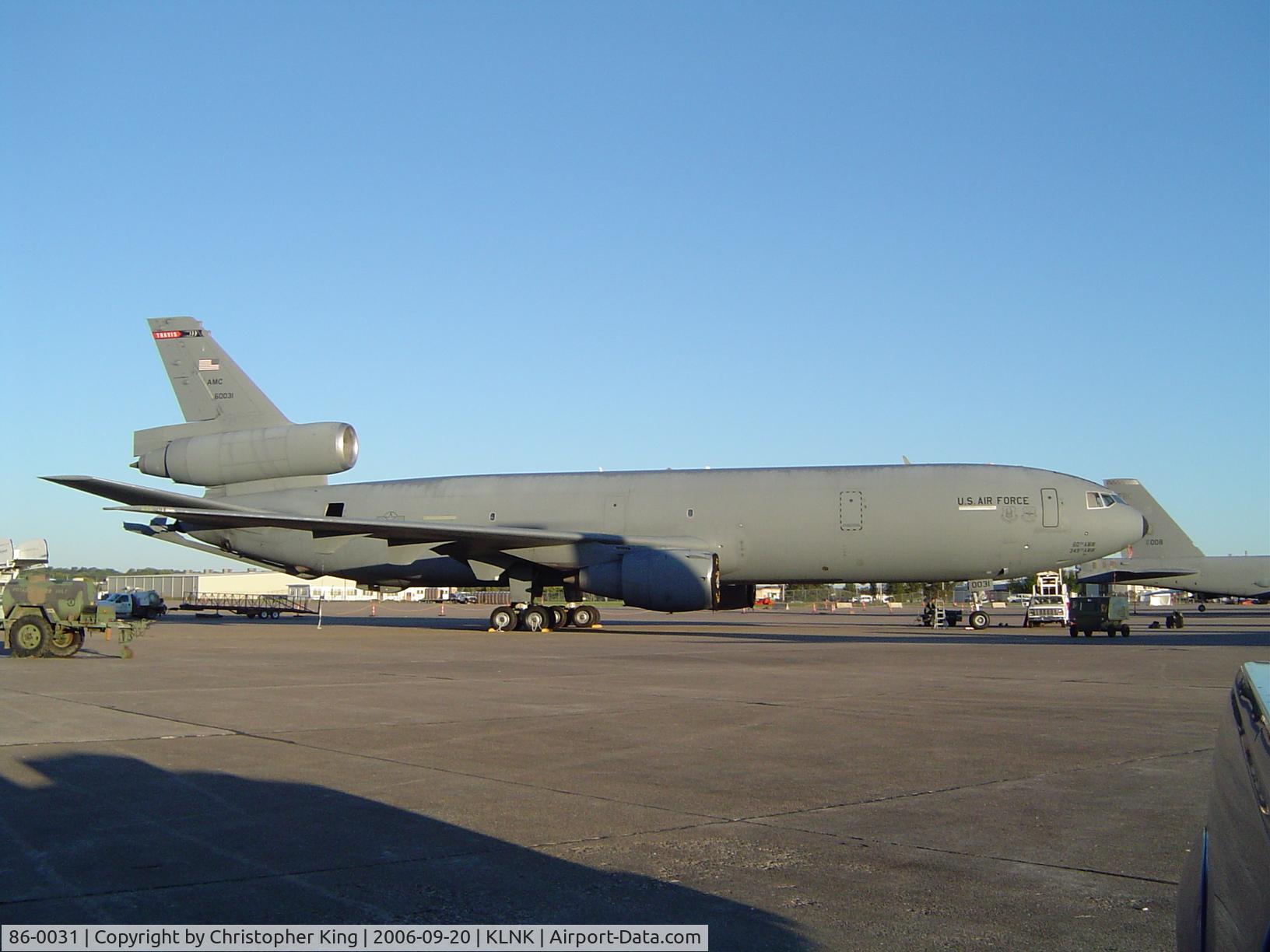 86-0031, 1986 McDonnell Douglas KC-10A Extender C/N 48244, Lincoln Air Show, 2006