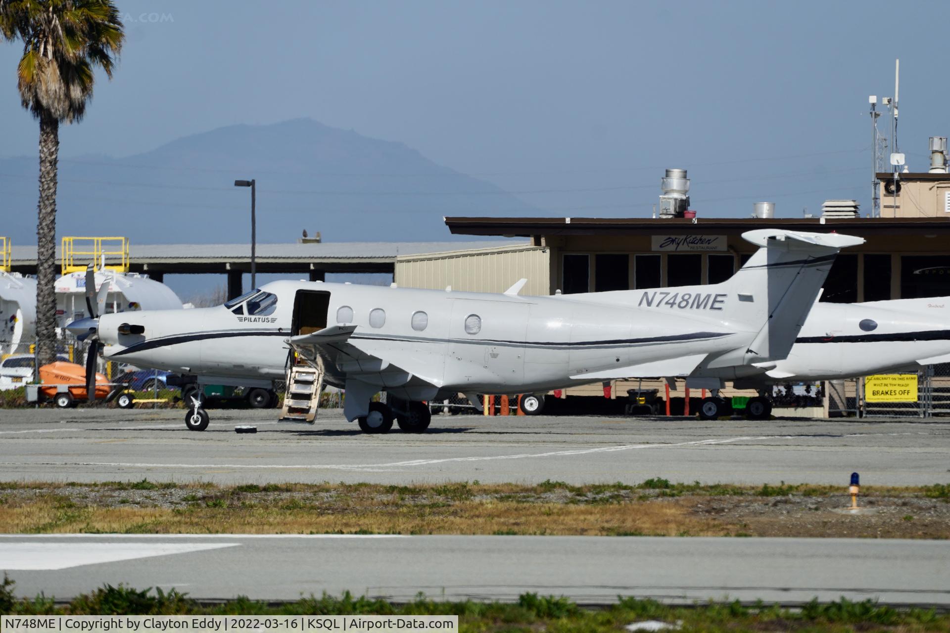 N748ME, 2007 Pilatus PC-12/47 C/N 820, San Carlos Airport California 2022.