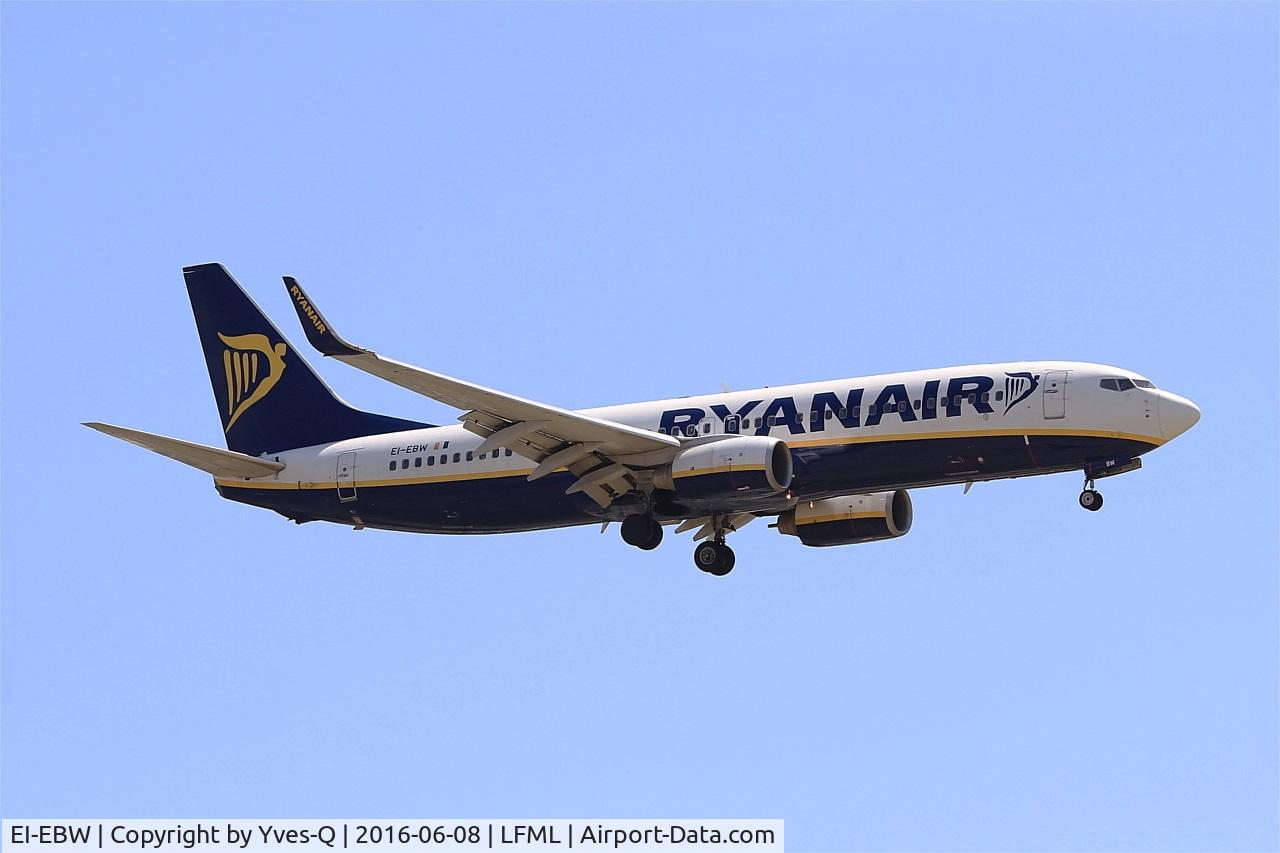 EI-EBW, 2009 Boeing 737-8AS C/N 35010, Boeing 737-8AS, On final rwy 31R, Marseille-Provence Airport (LFML-MRS)