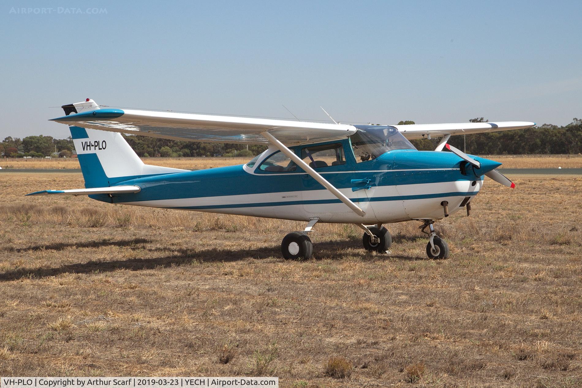 VH-PLO, 1965 Cessna 172G C/N 17253496, Antique Aeroplane Association of Australia fly in Echuca Vic 2019