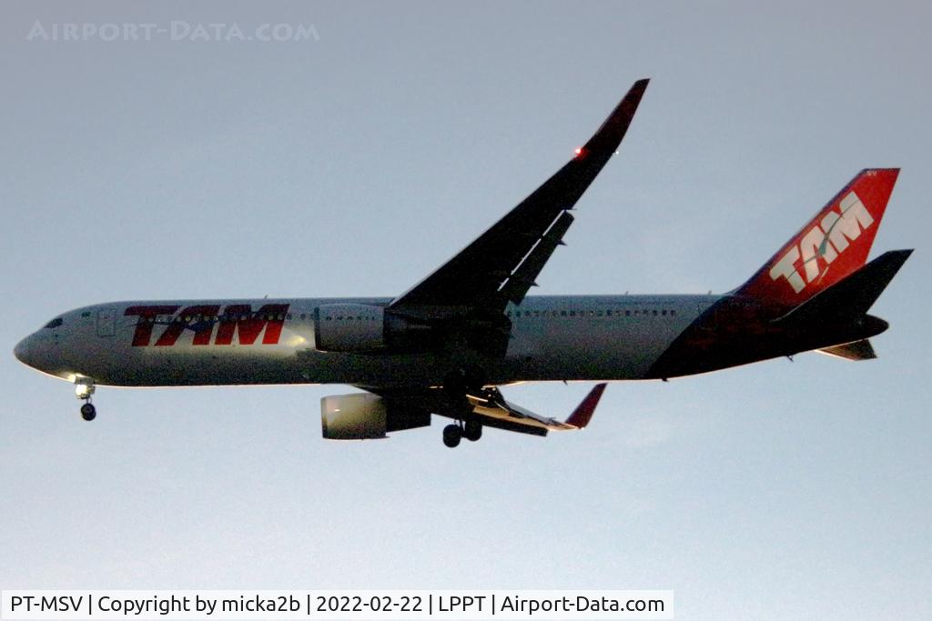 PT-MSV, 2012 Boeing 767-316/ER C/N 40593, Landing