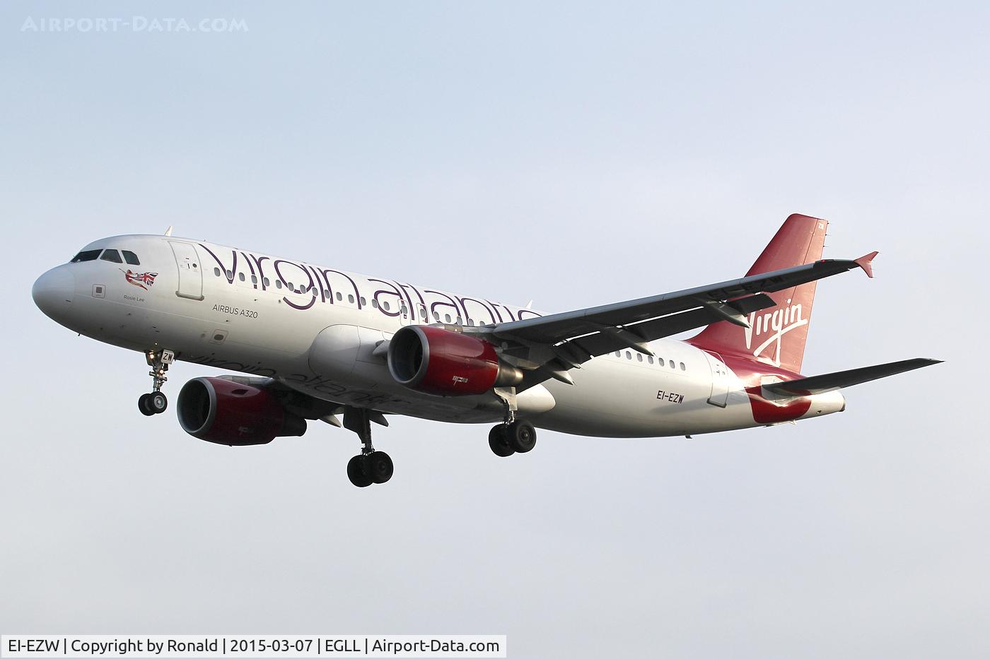 EI-EZW, 2003 Airbus A320-214 C/N 1983, at lhr