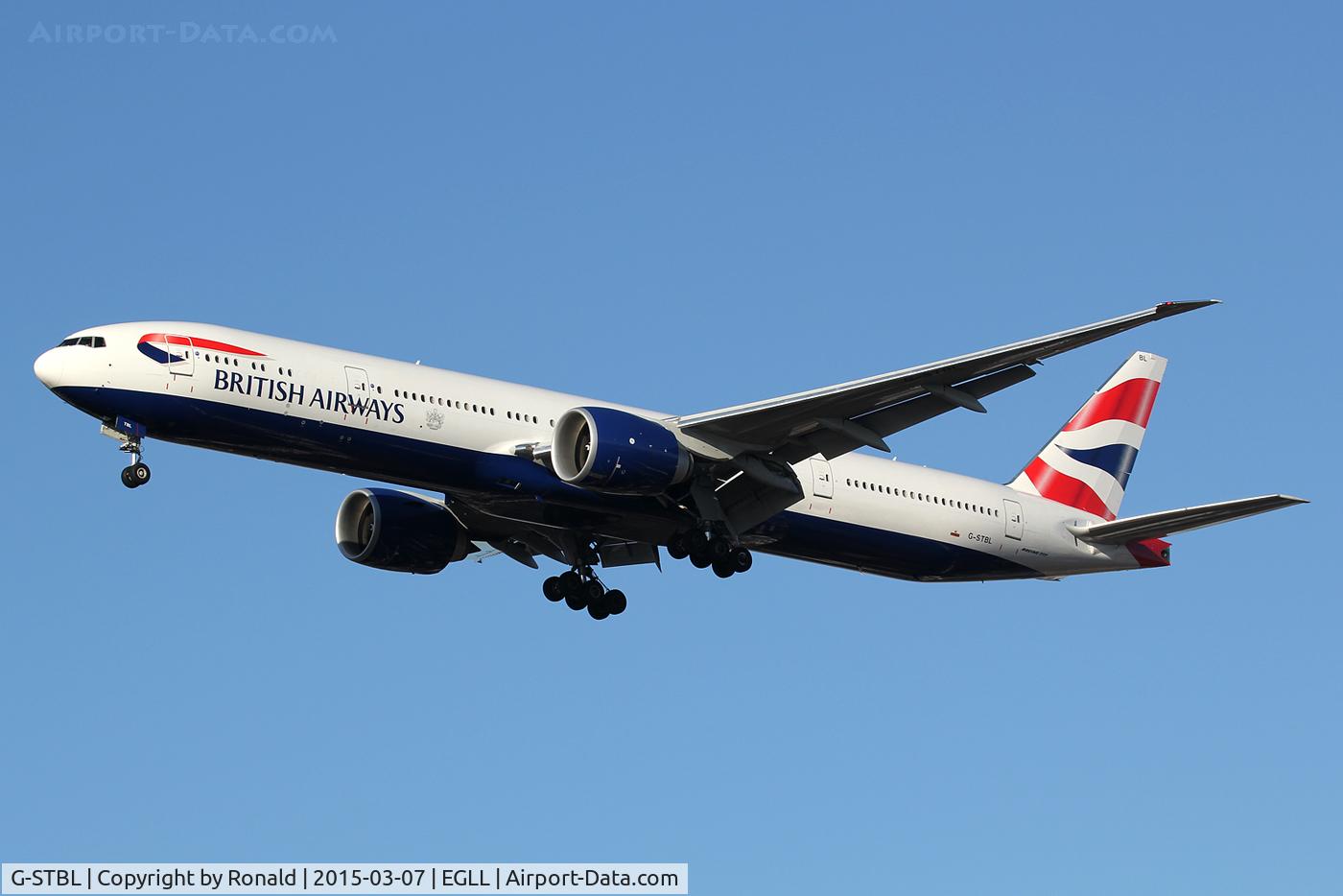 G-STBL, 2014 Boeing 777-336/ER C/N 42124, at lhr
