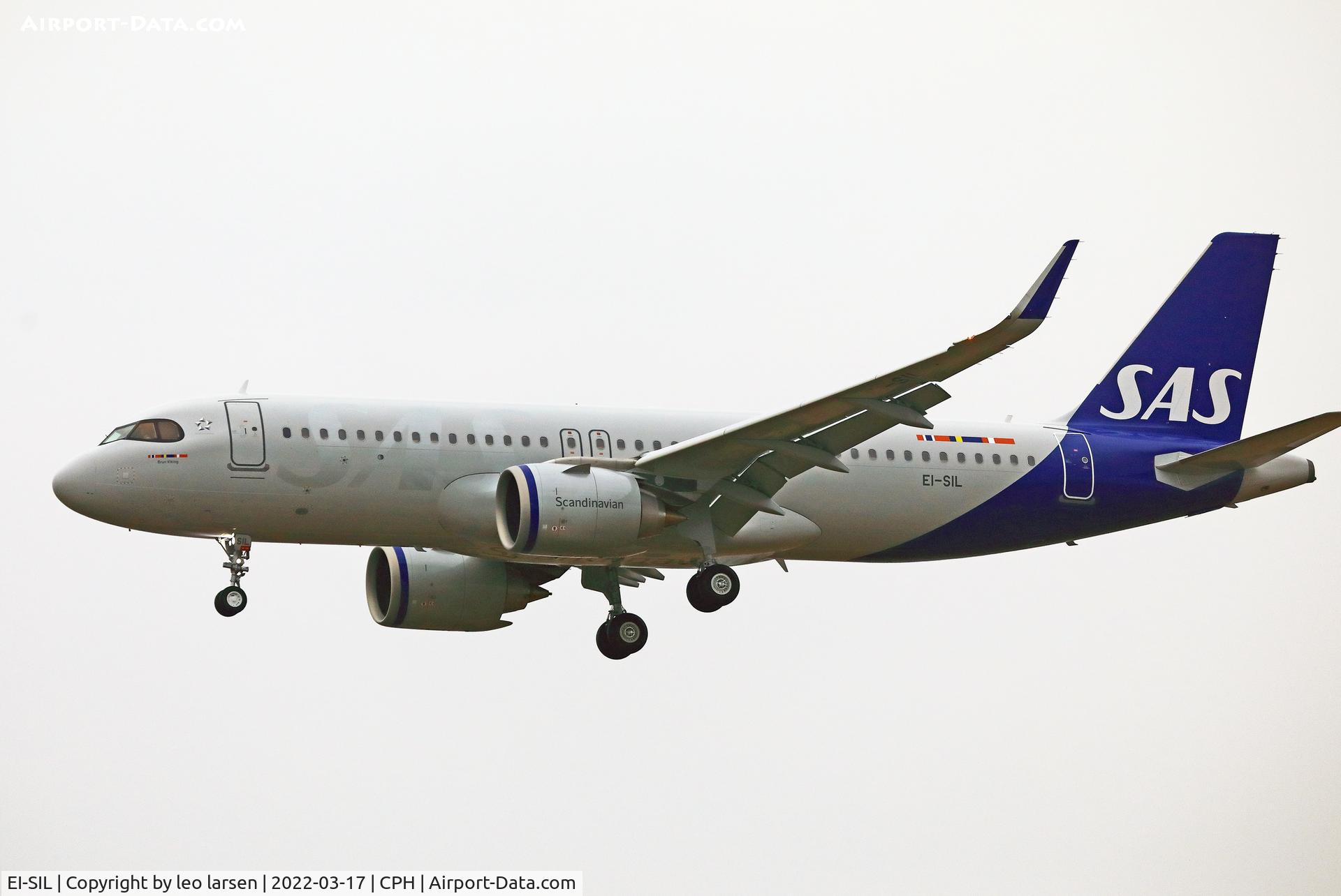 EI-SIL, 2022 Airbus A320-251N C/N 10764, Copenhagen 17.3.2022 on delivery flight