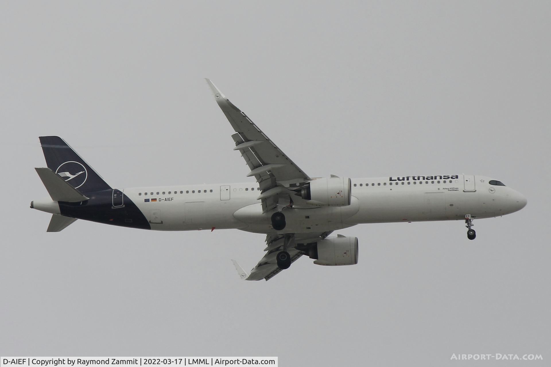 D-AIEF, 2020 Airbus A321-271NX C/N 10010, A321Neo D-AIEF Lufthansa