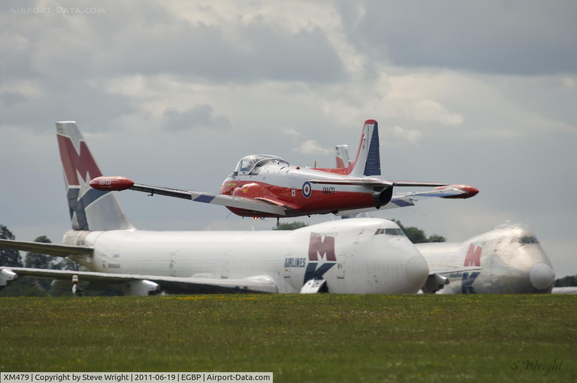 XM479, 1960 Hunting P-84 Jet Provost T.3A C/N PAC/W/9287, Cotswold Airshow UK